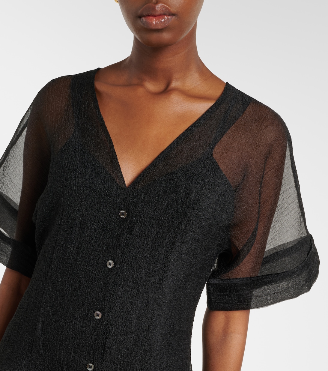 Elle organza midi dress | Staud