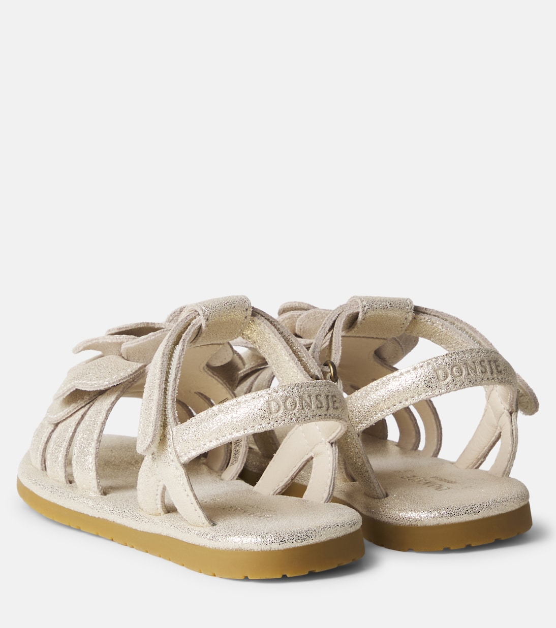 Sandalen Iles Fields aus Metallic-Leder | Donsje
