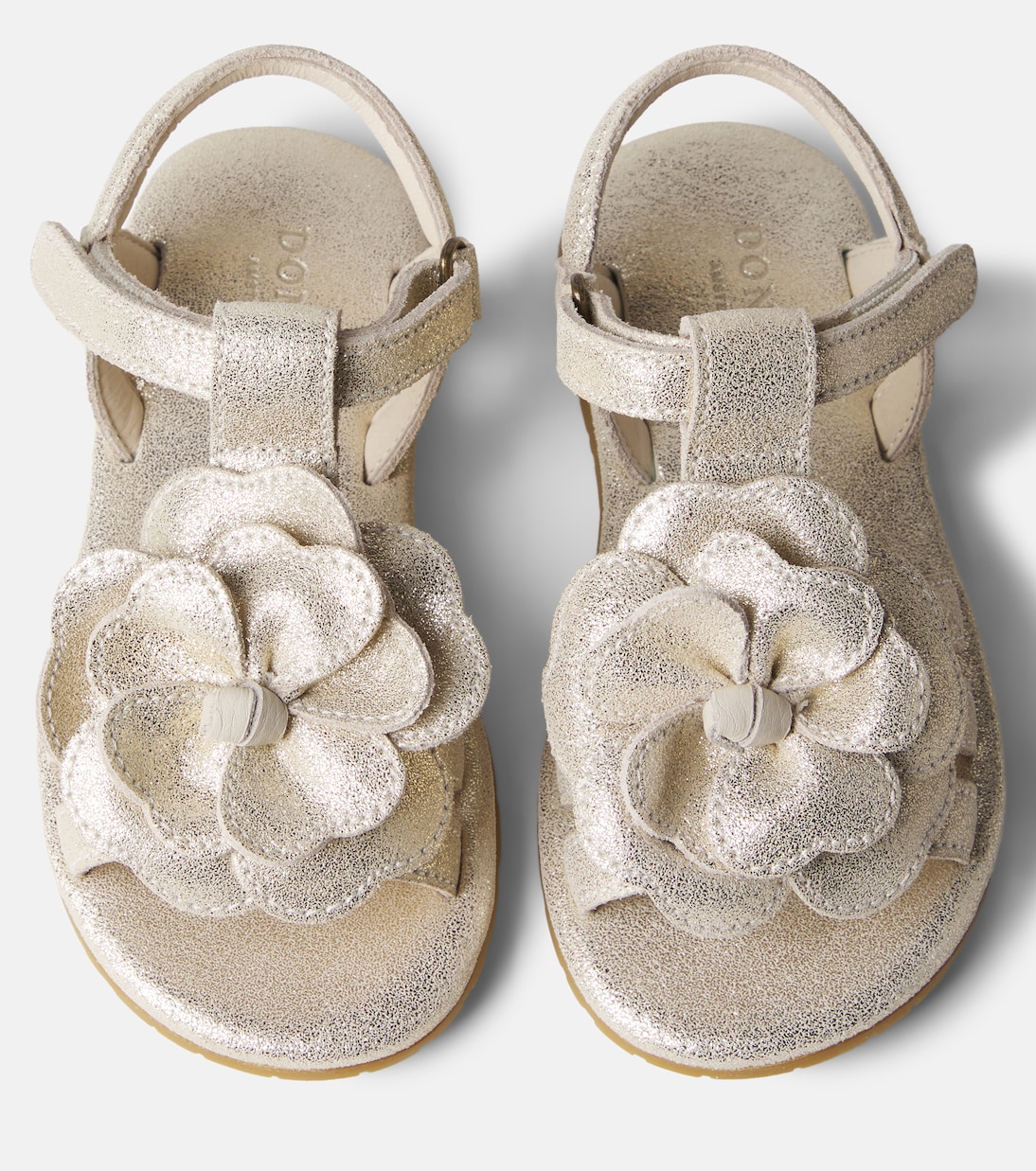 Sandalen Iles Fields aus Metallic-Leder | Donsje