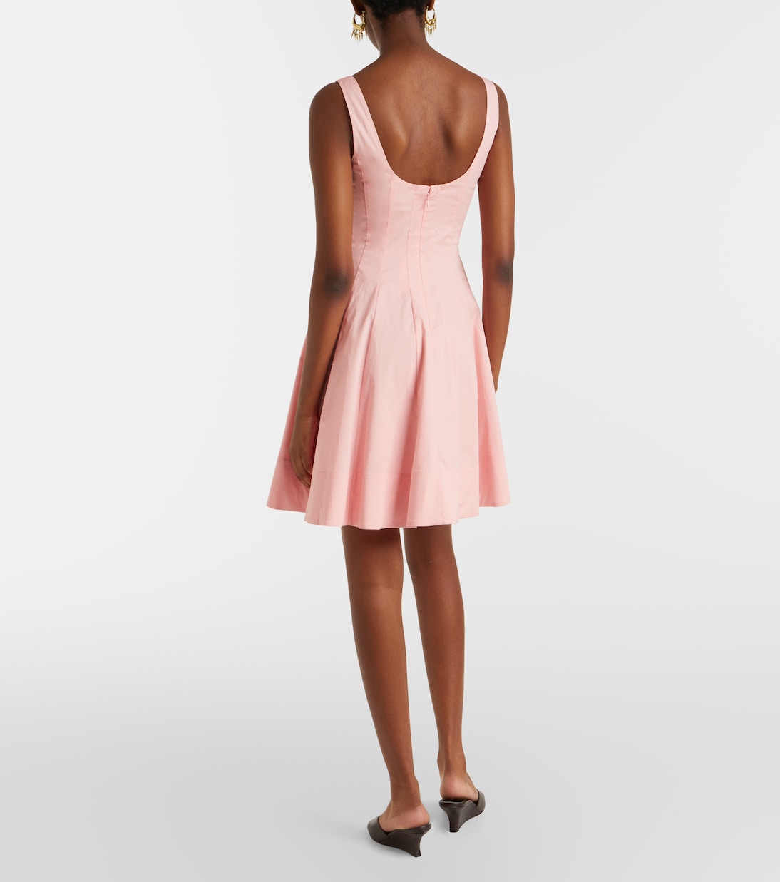 Minikleid Wells aus Baumwolle | Staud