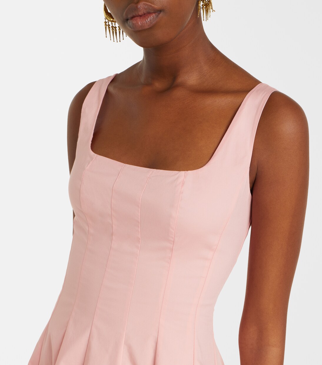 Minikleid Wells aus Baumwolle | Staud