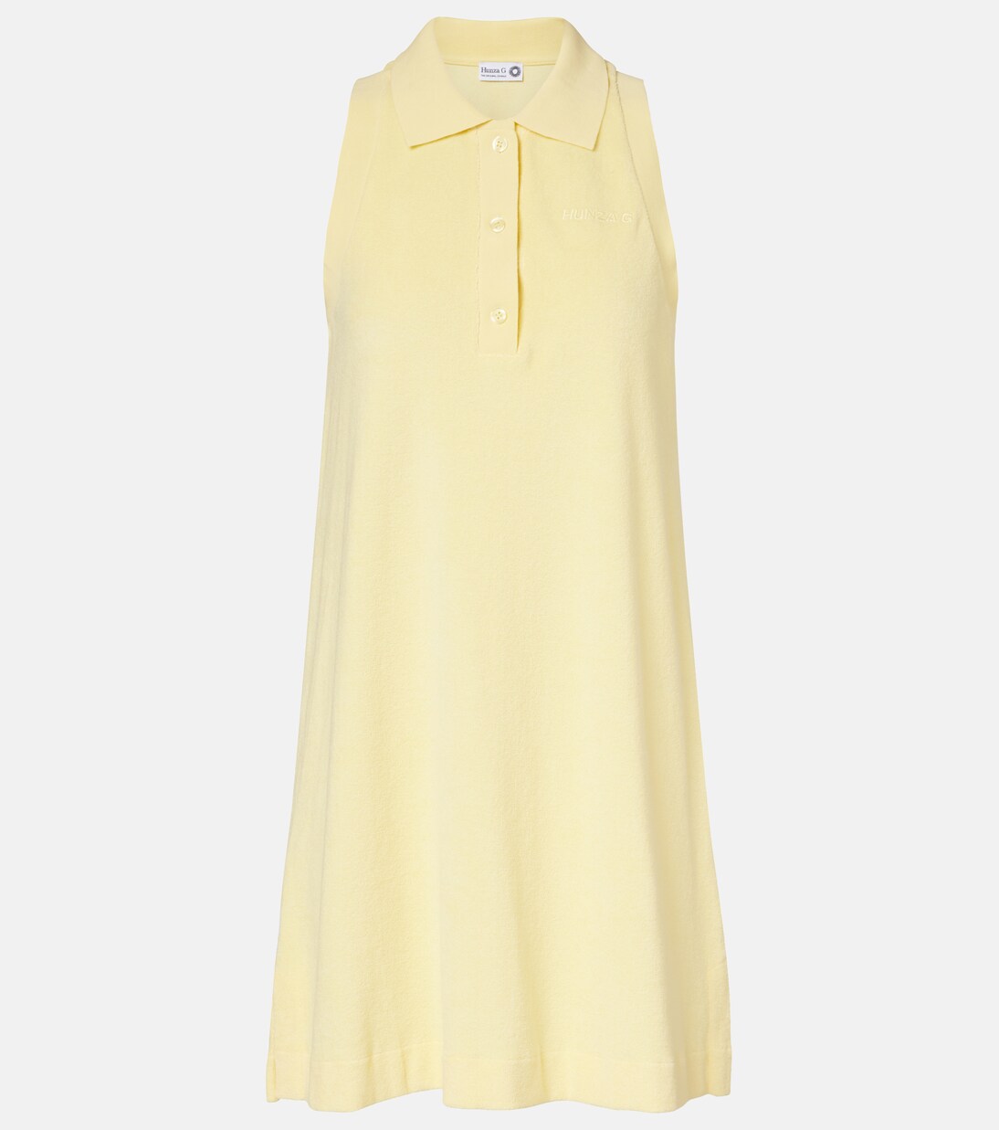 Robe polo en coton à logo | Hunza G