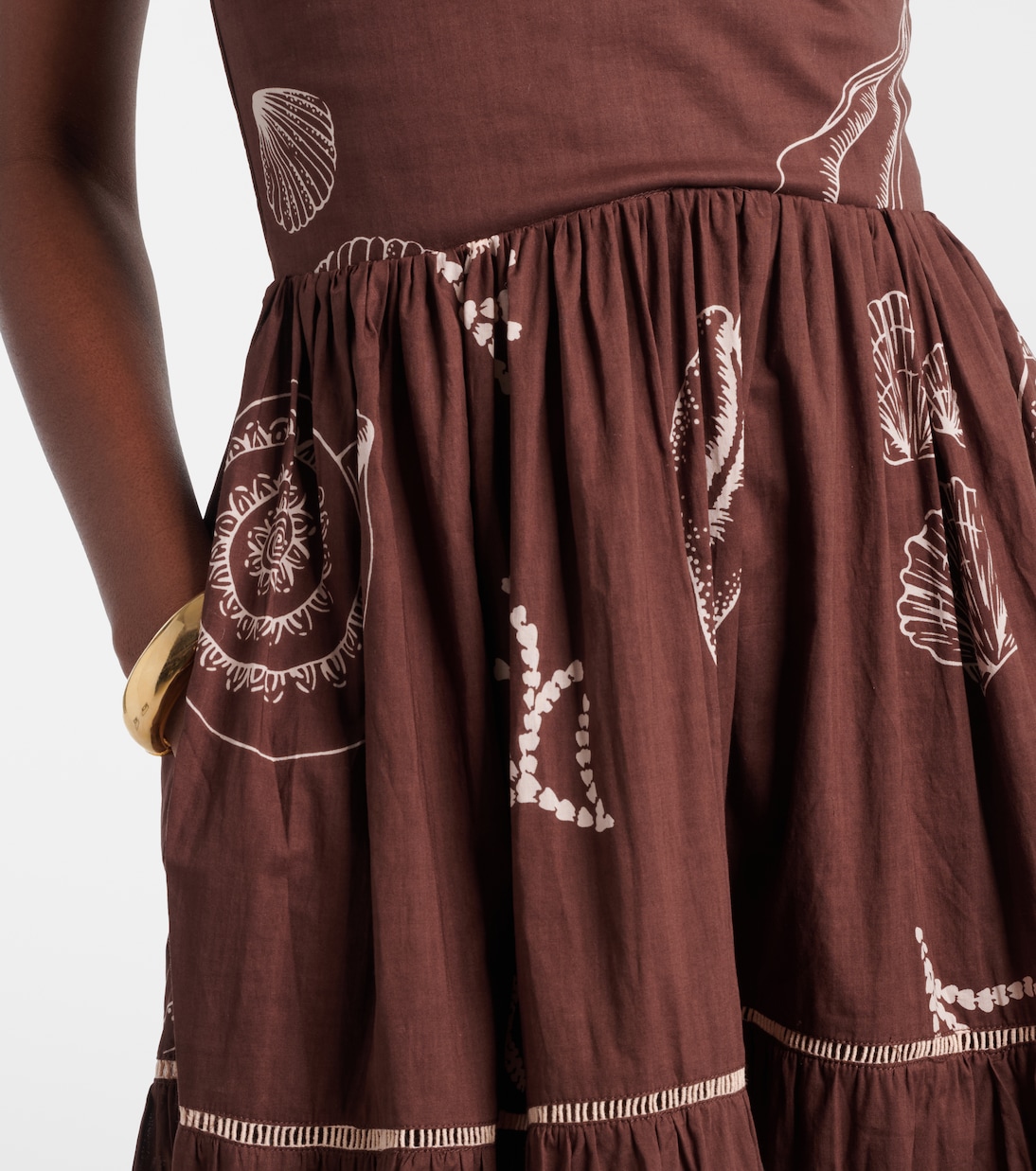 Milena printed cotton maxi dress | Poupette St Barth