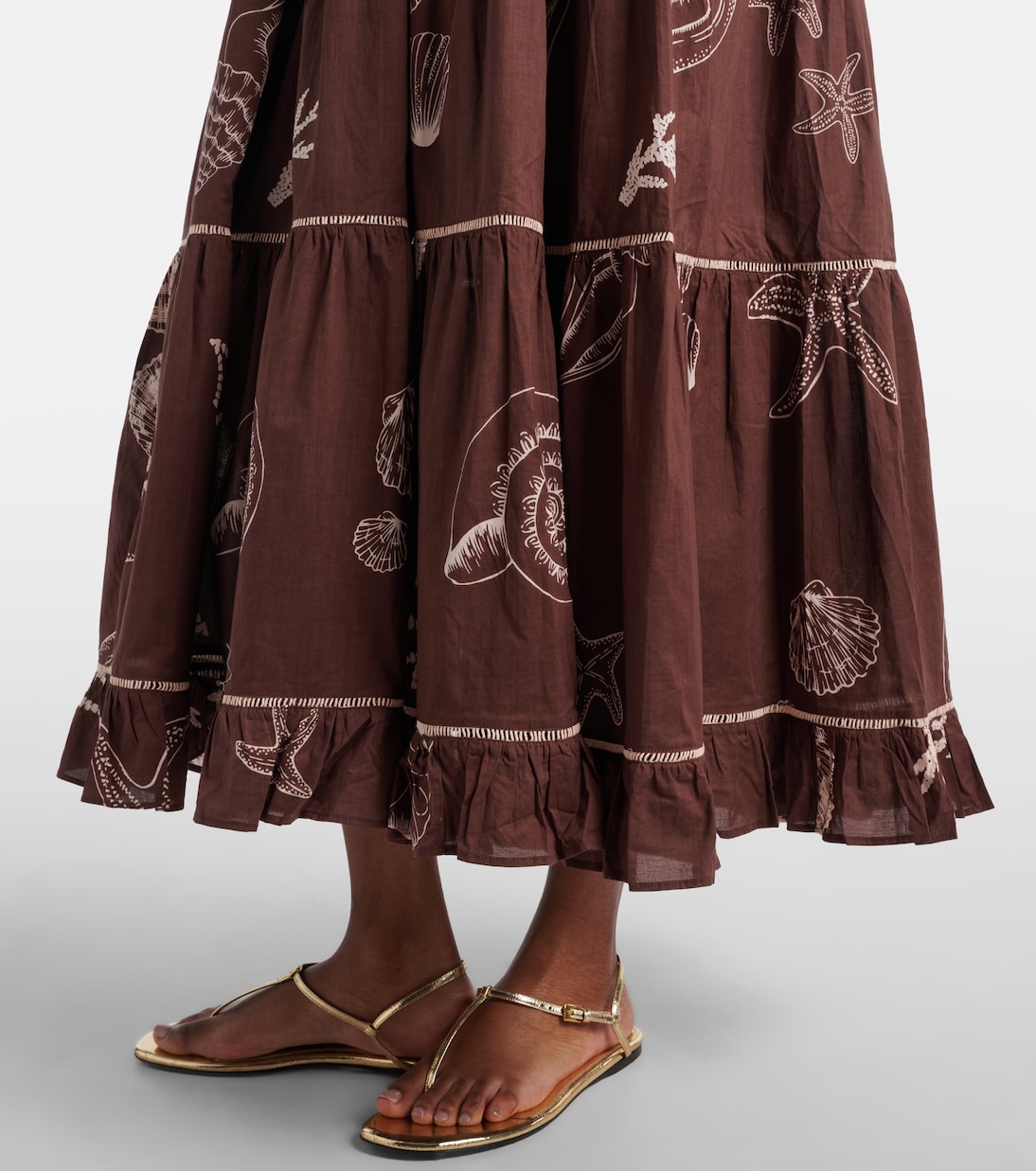 Milena printed cotton maxi dress | Poupette St Barth