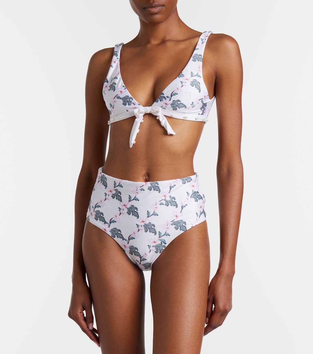 Huerta floral bikini top | Agua by Agua Bendita