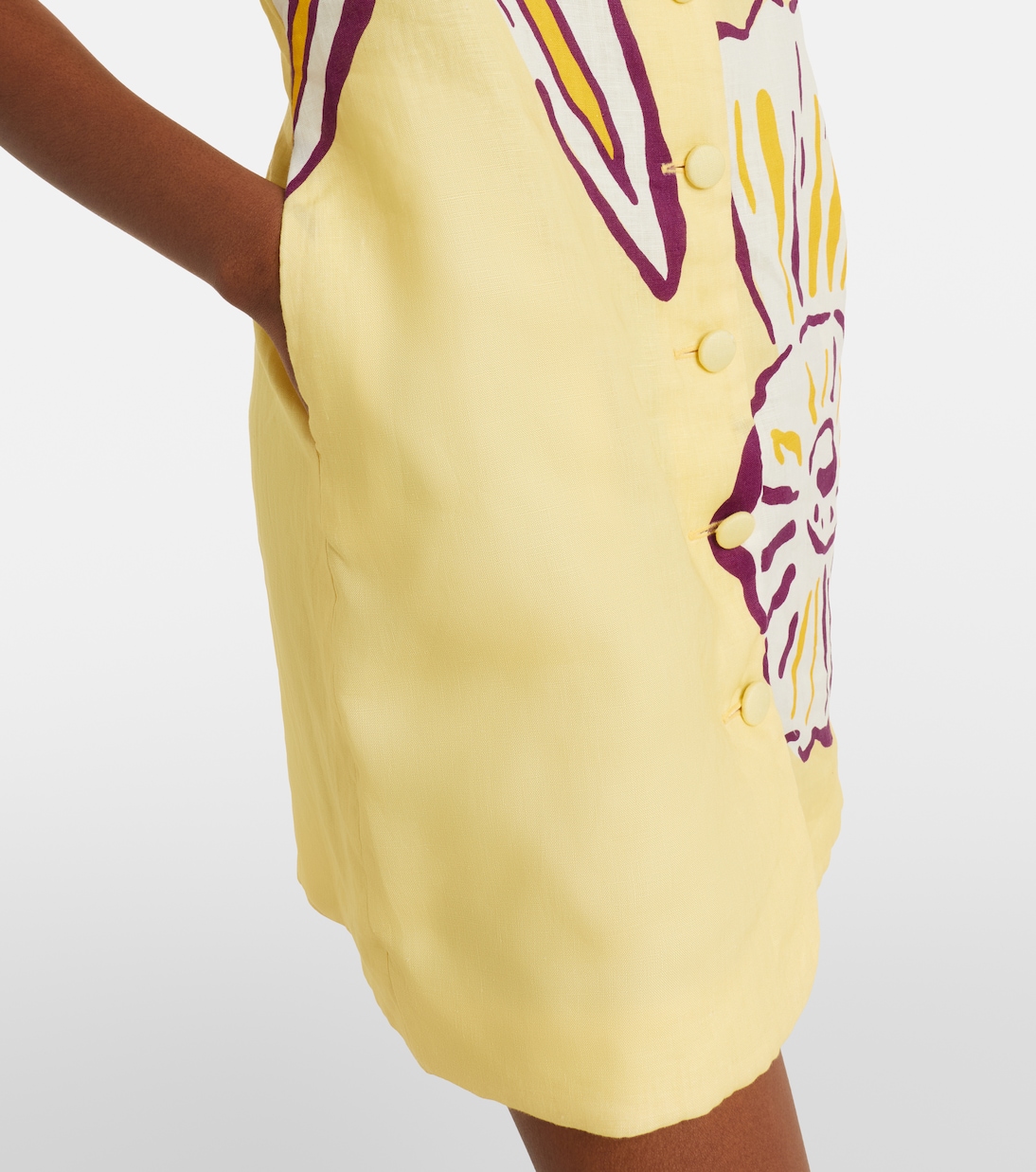 Rhoda printed linen minidress | Cala de la Cruz