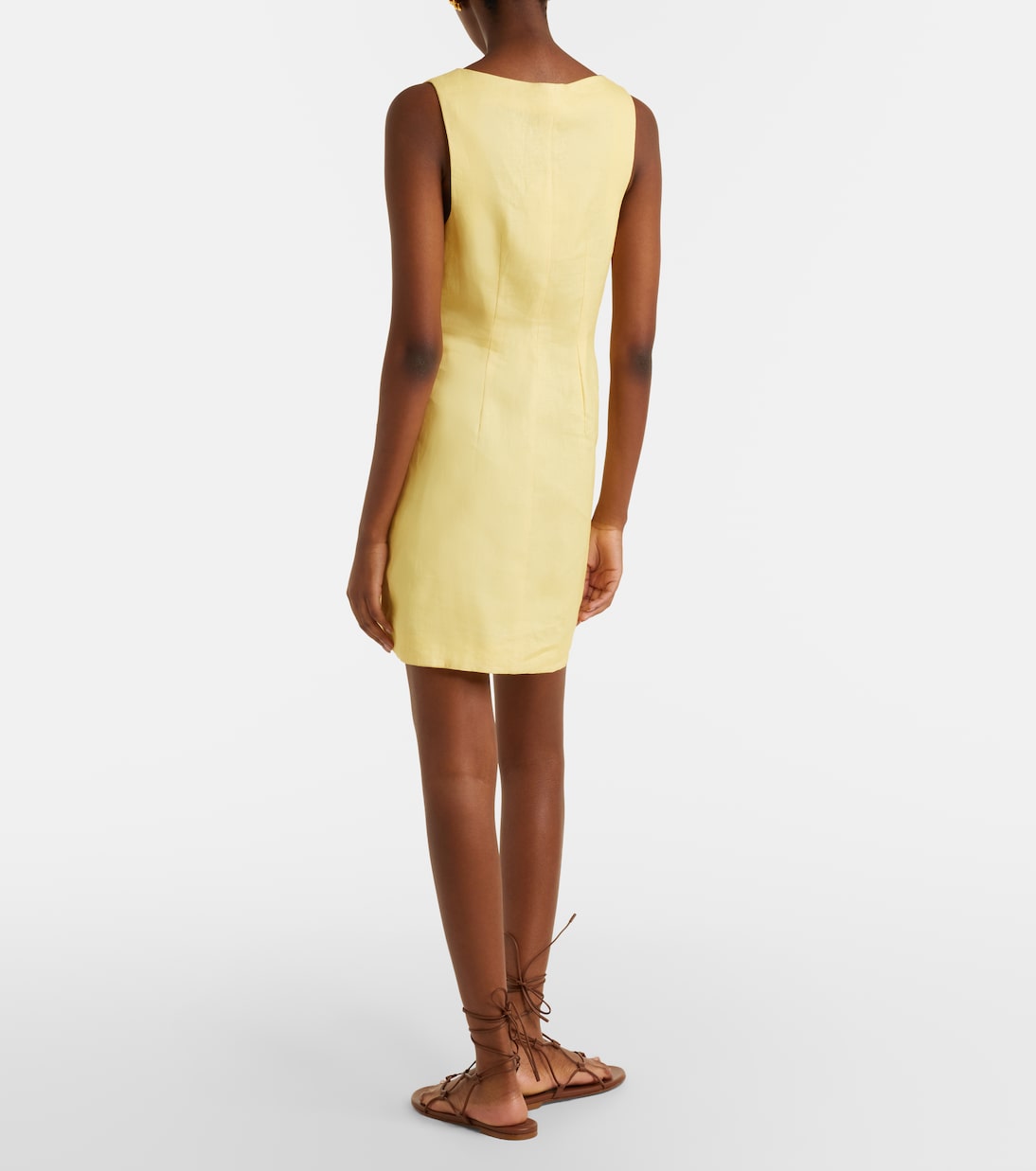 Rhoda printed linen minidress | Cala de la Cruz