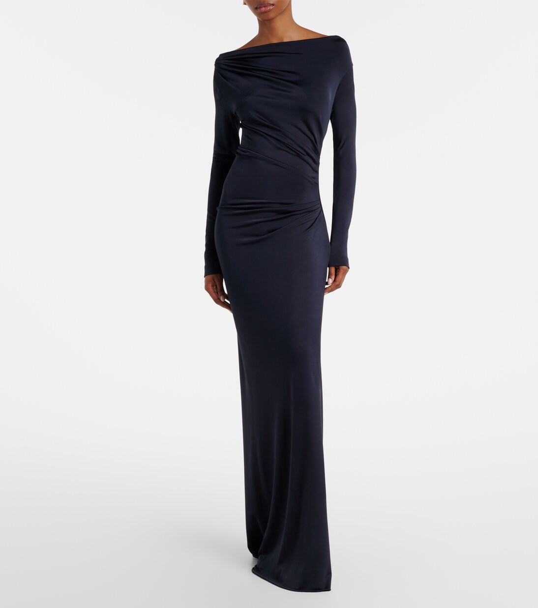 Gathered jersey maxi dress | Victoria Beckham