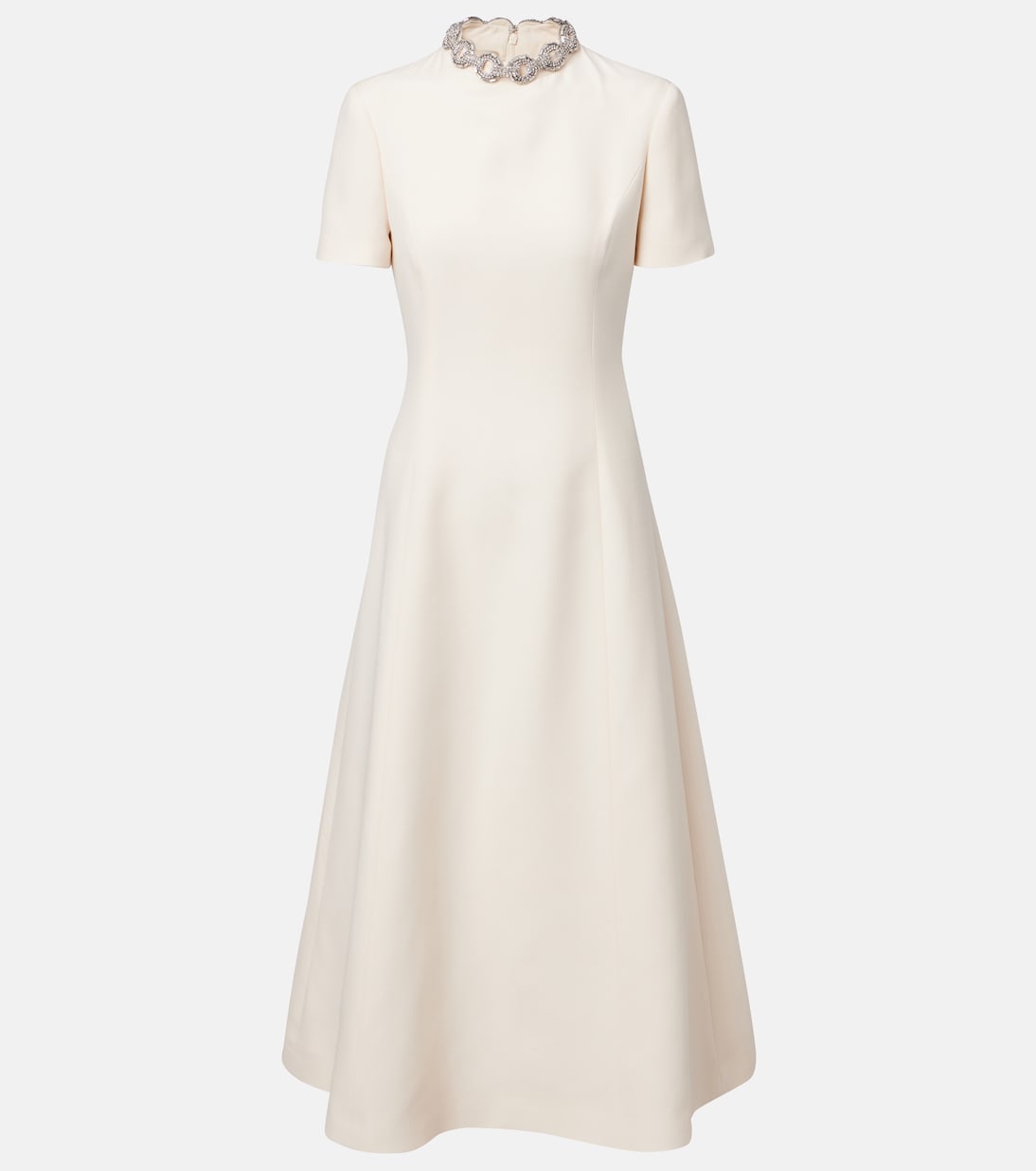 Crepe Couture embellished midi dress | Valentino