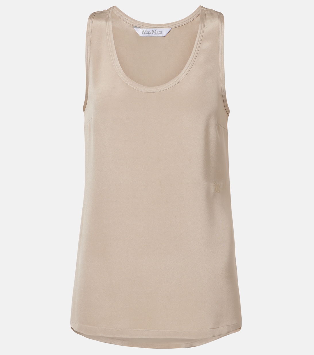 Top aus Crêpe de Chine aus Seide | Max Mara
