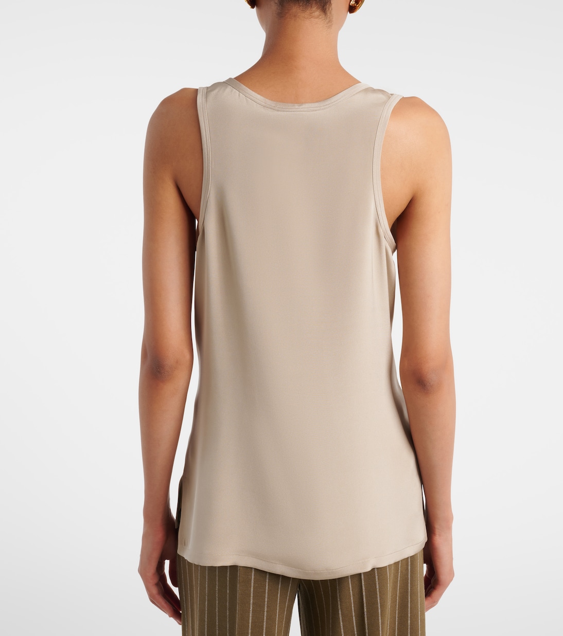 Top aus Crêpe de Chine aus Seide | Max Mara