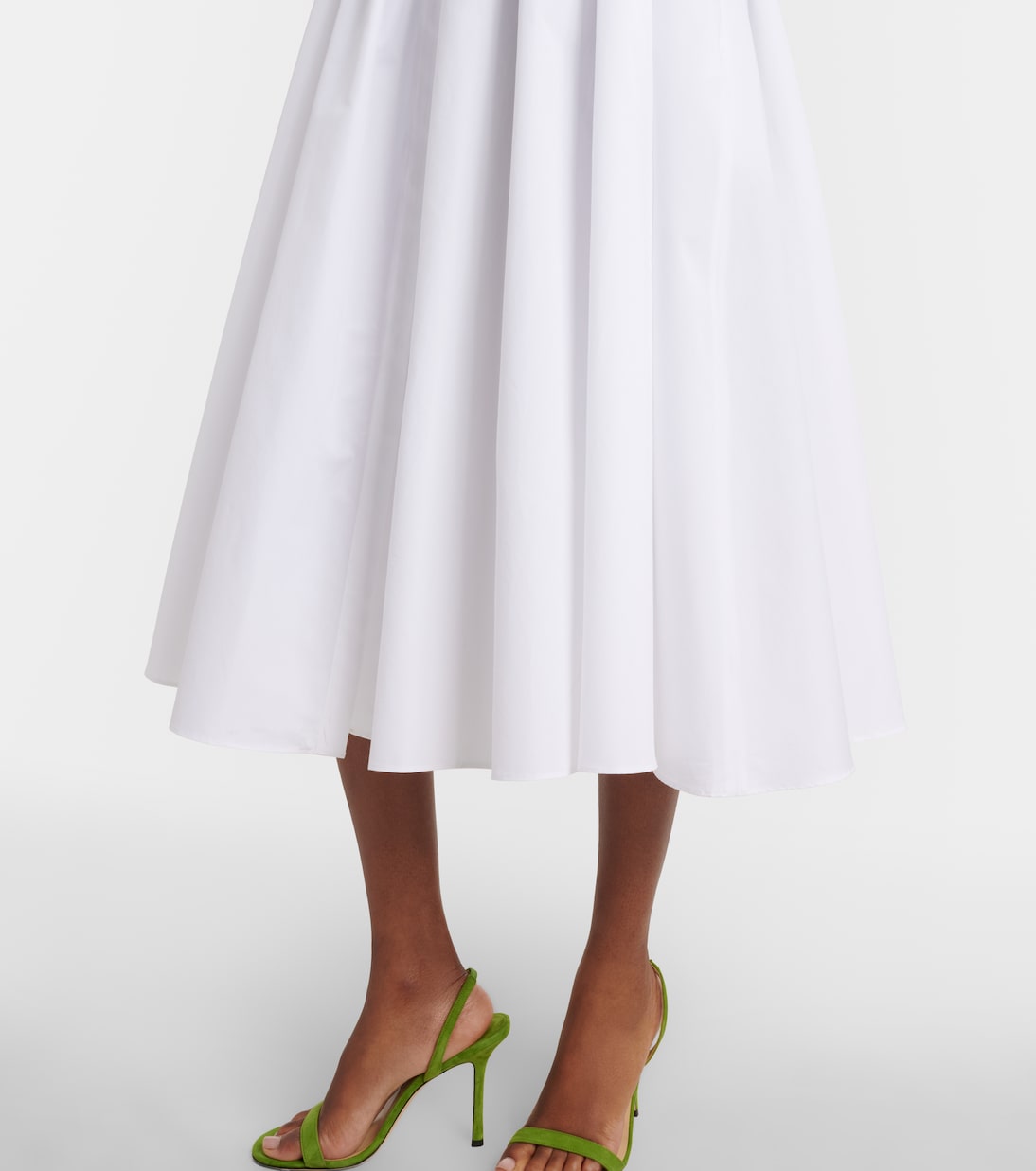 Pleated cotton poplin shirt dress | 'S Max Mara