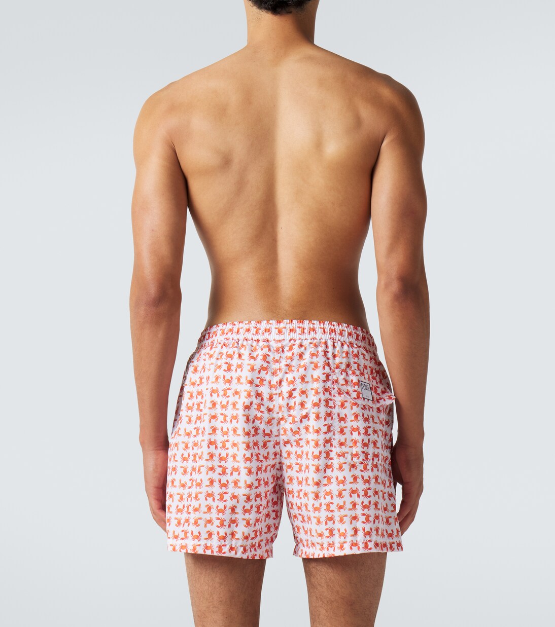 Madeira printed swim trunks | Fedeli