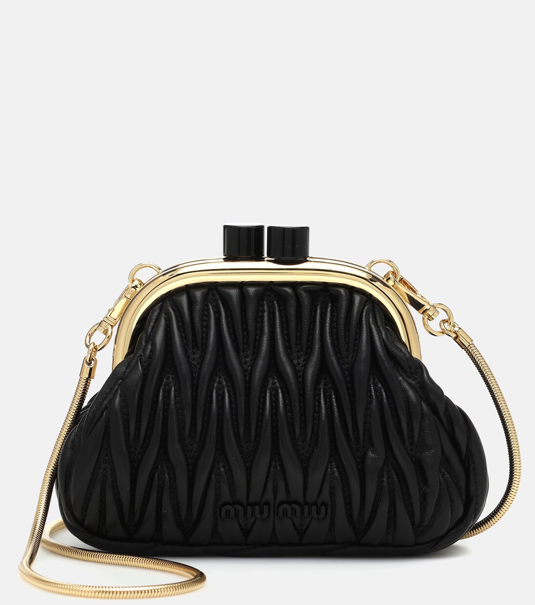 Clutch Miu Belle Mini aus Leder | Miu Miu