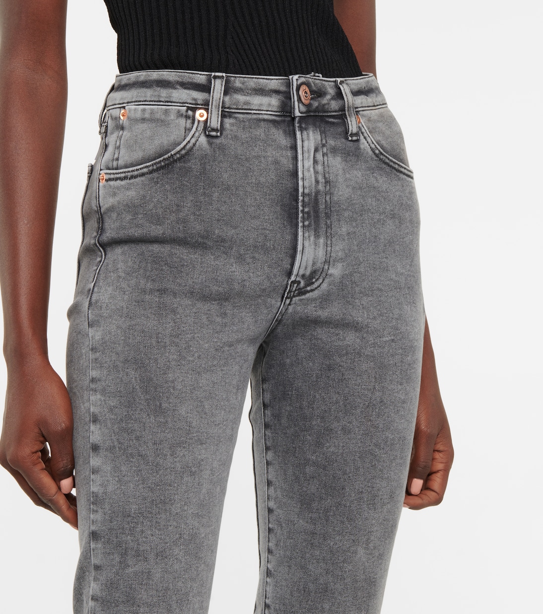 High-Rise Skinny Jeans Channel Seam | 3x1 N.Y.C.