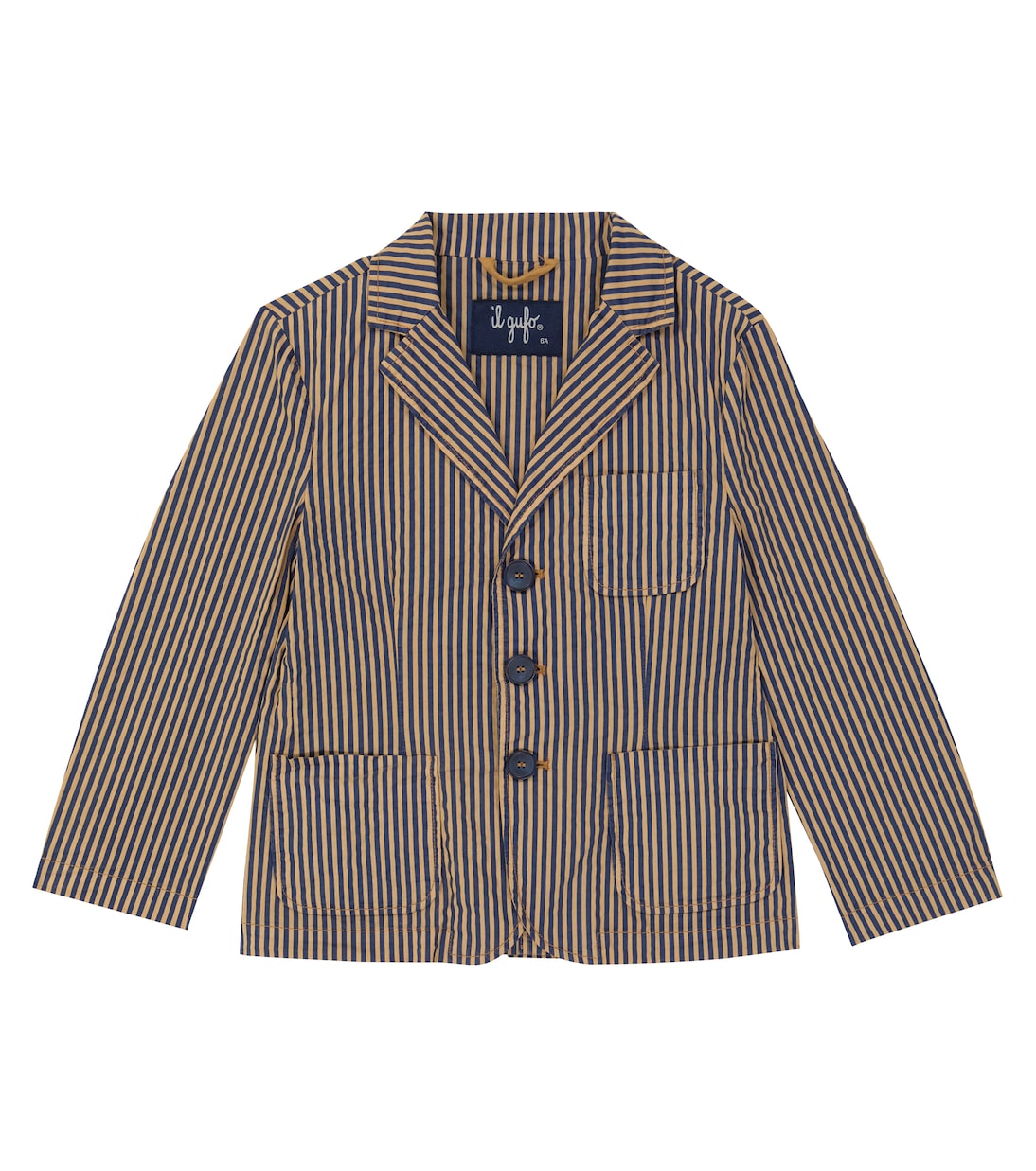 Striped cotton-blend blazer | Il Gufo