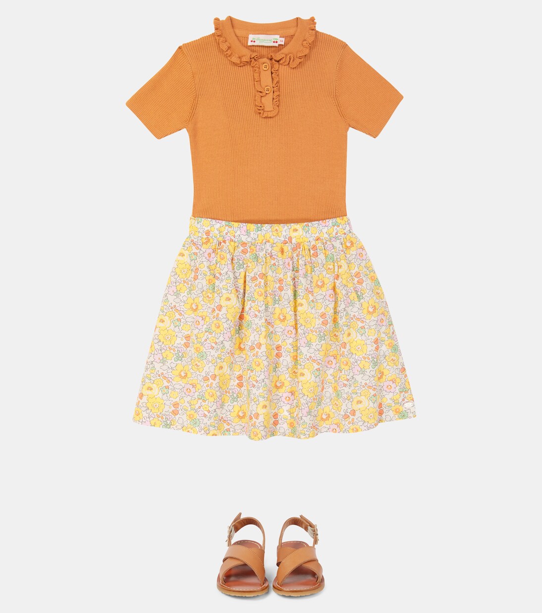 Jupe en coton à fleurs | Tartine et Chocolat