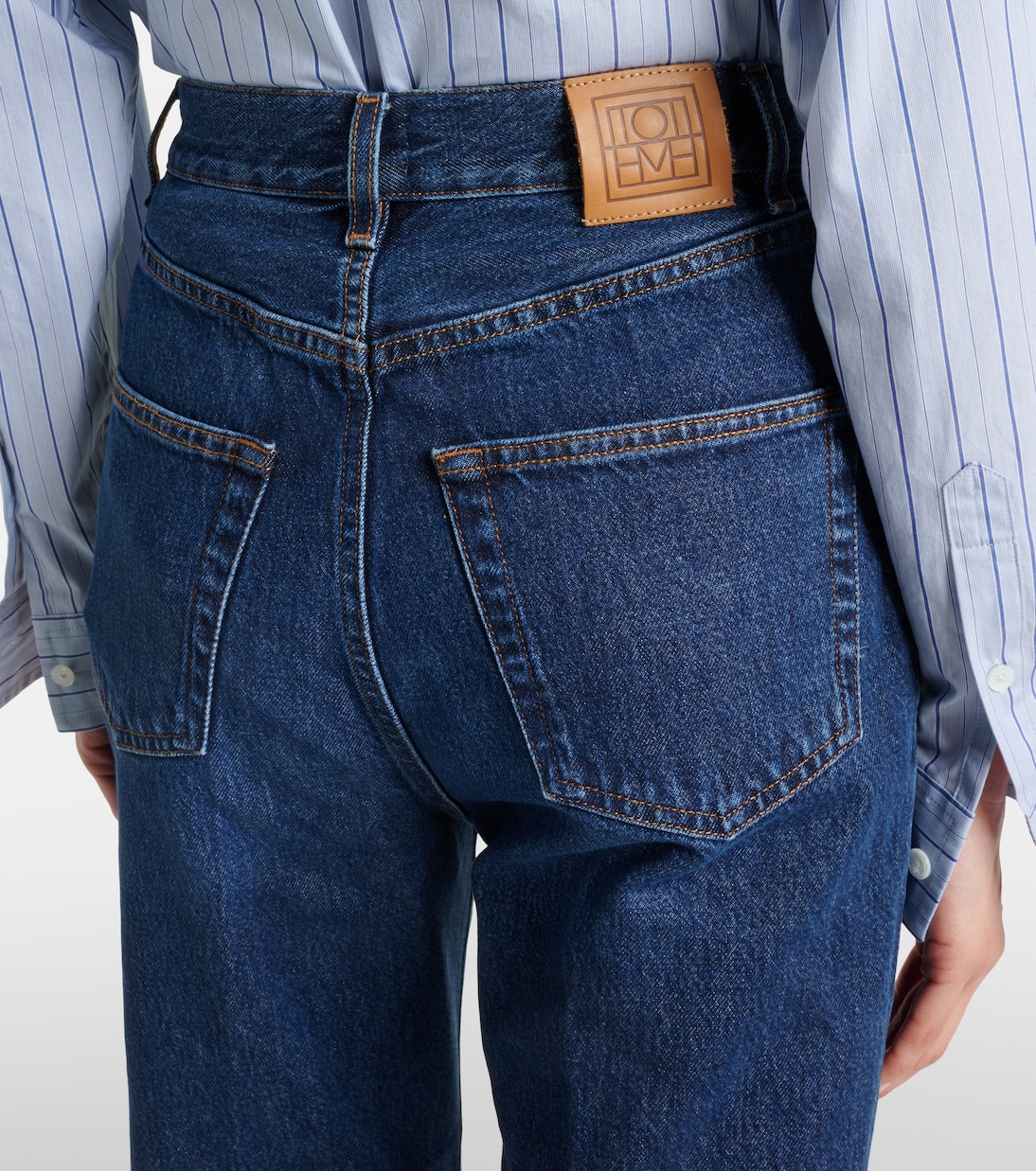 High-Rise Tapered Jeans | Toteme