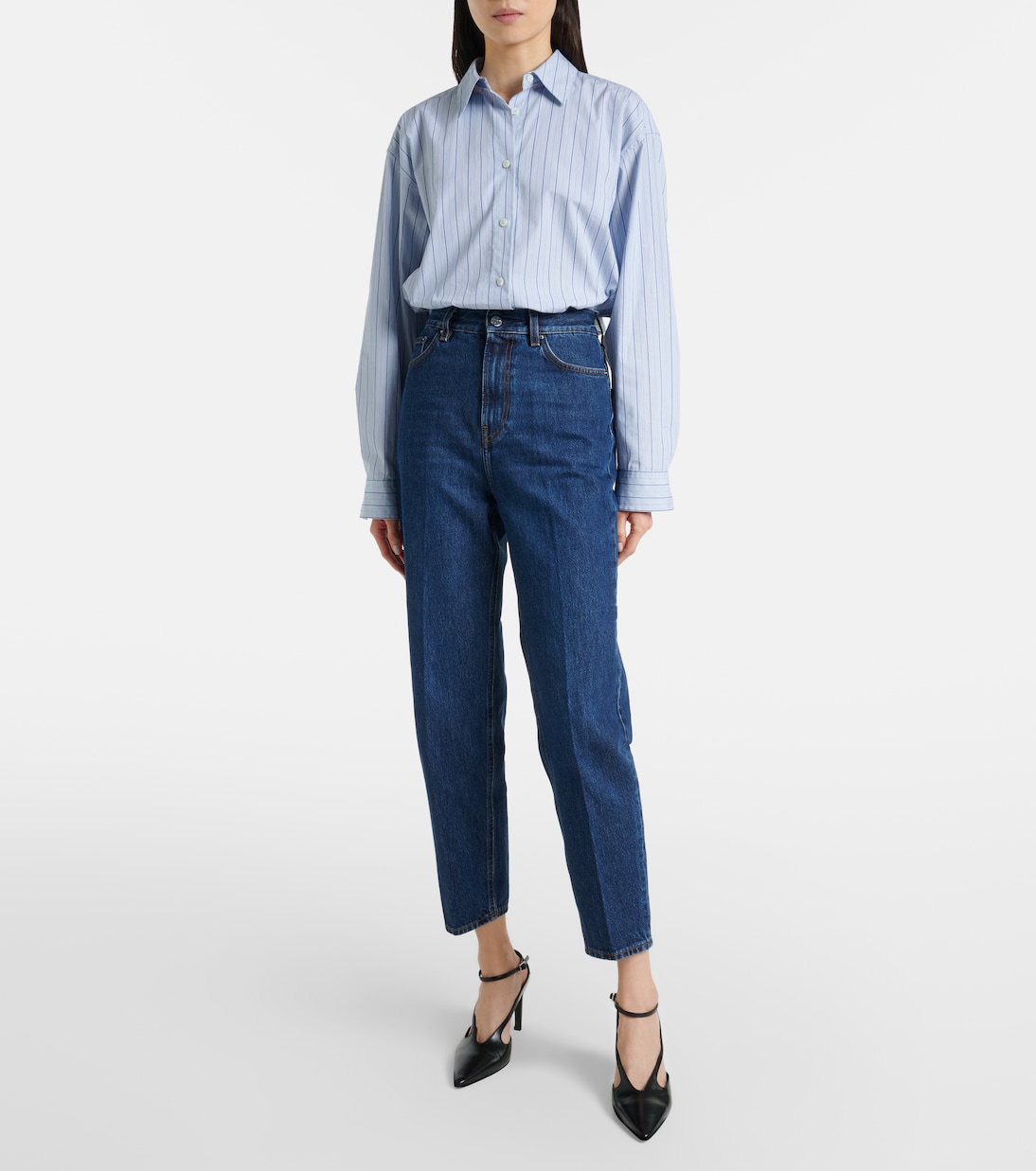 High-Rise Tapered Jeans | Toteme