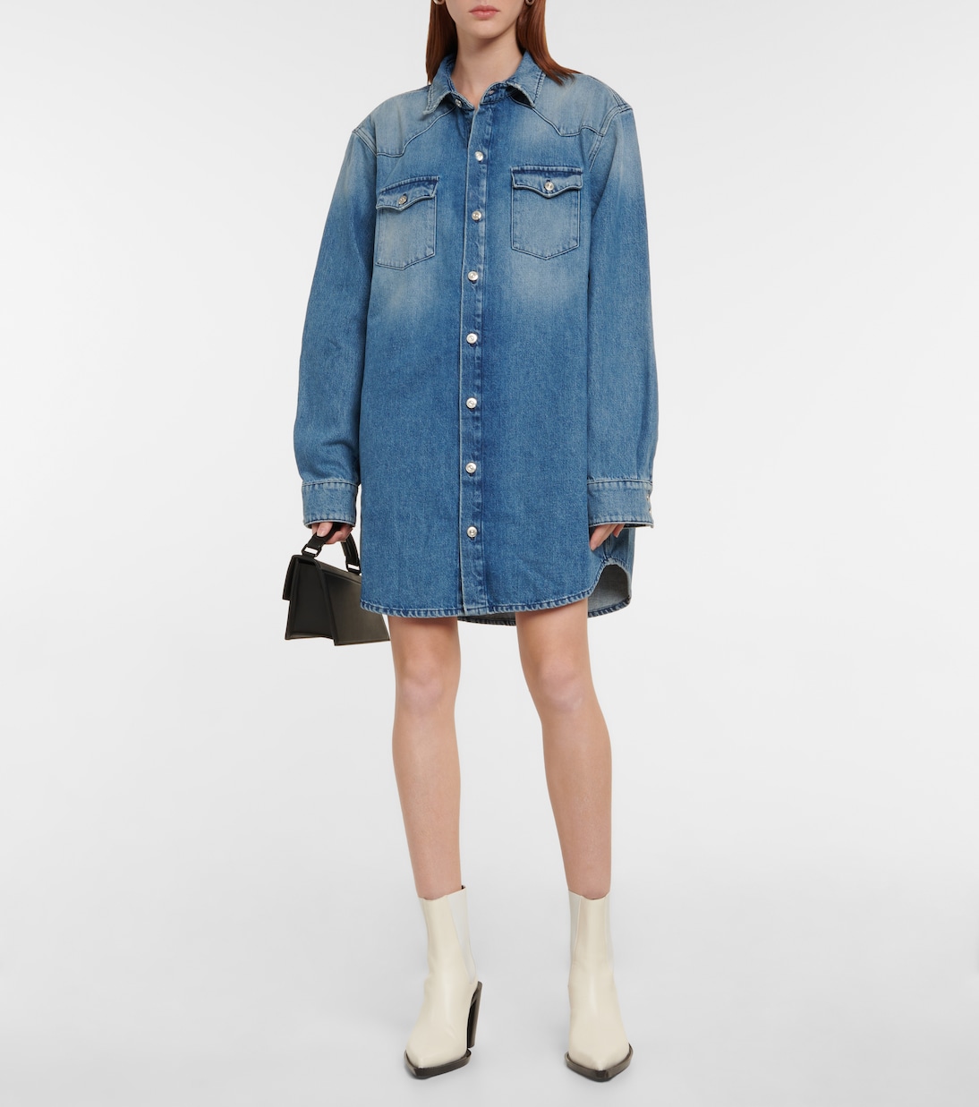 Oversize-Jeanshemd Stefy | 3x1 N.Y.C.