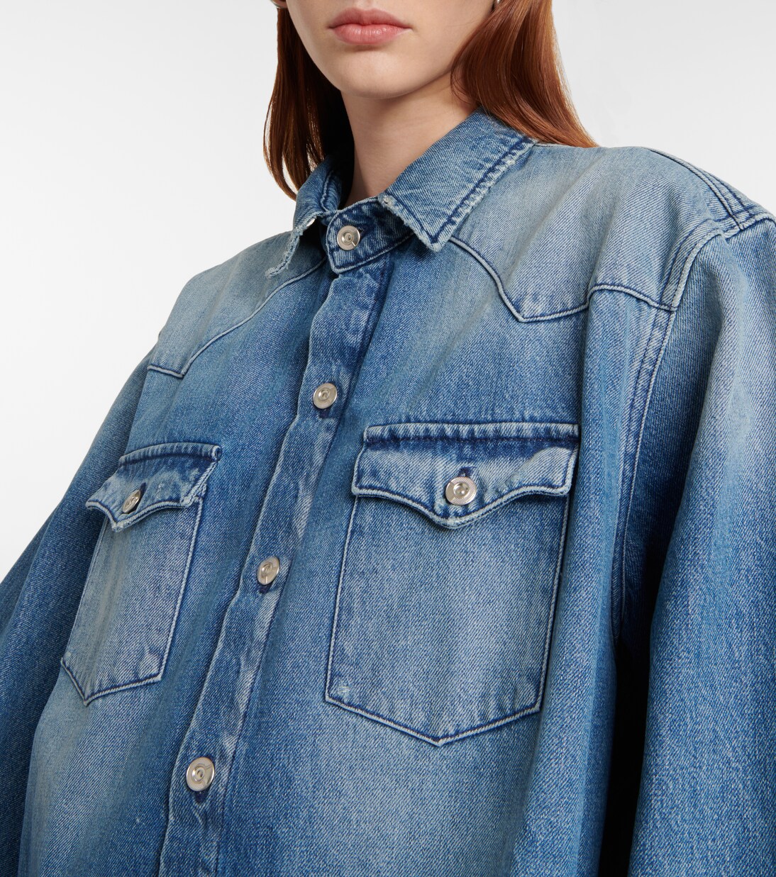 Oversize-Jeanshemd Stefy | 3x1 N.Y.C.