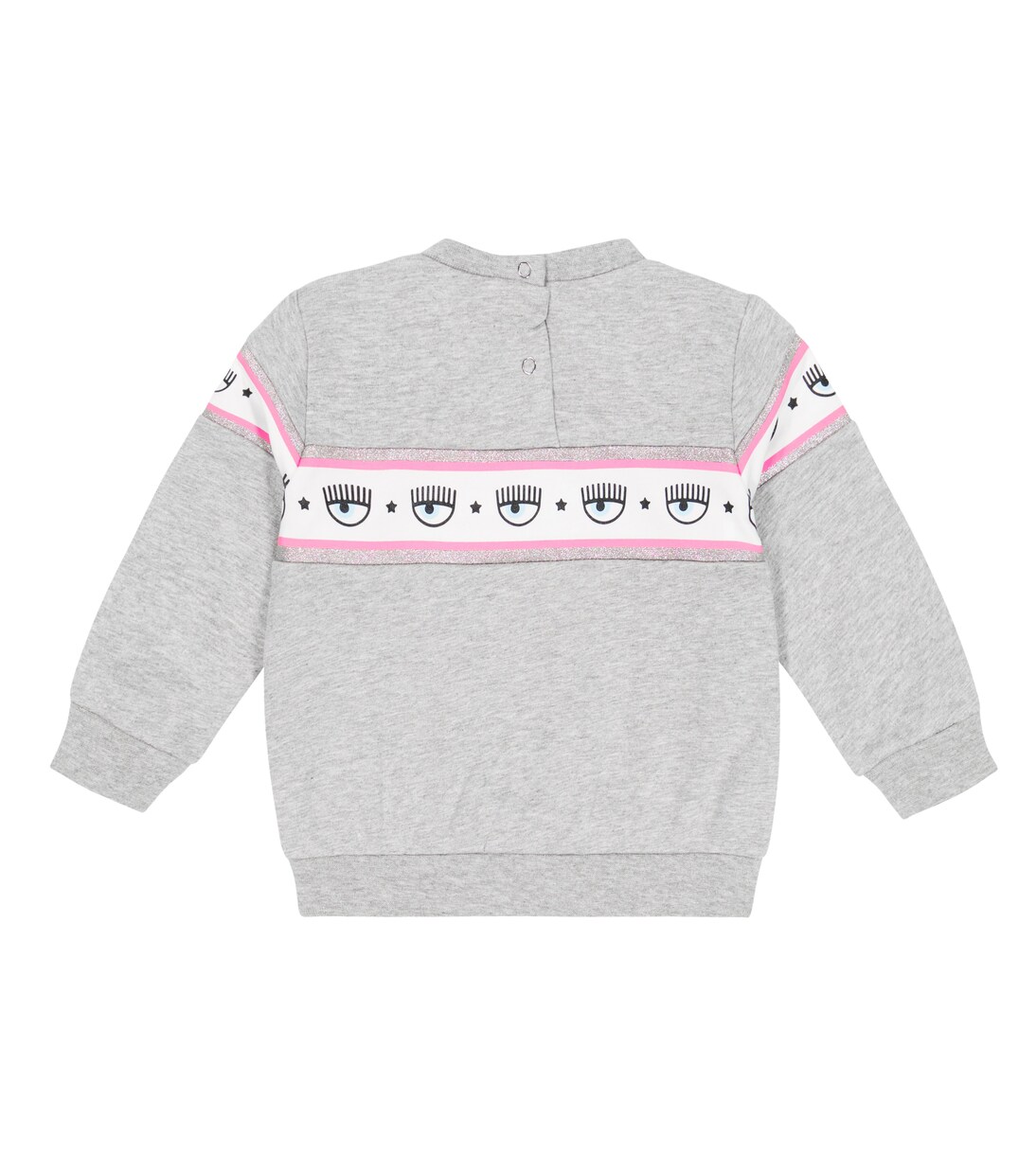 x Chiara Ferragni baby eye-motif jersey sweatshirt | Monnalisa
