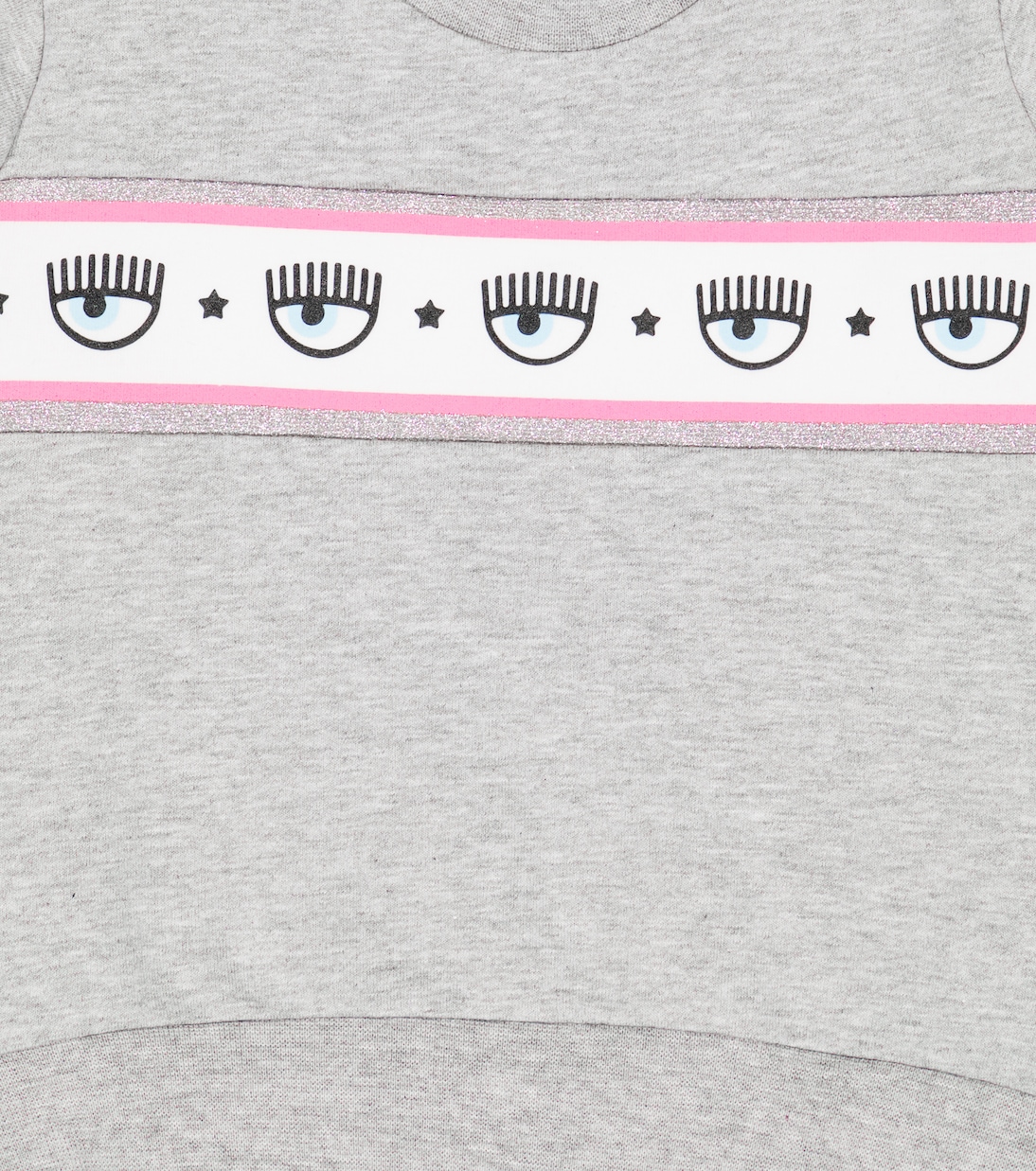 x Chiara Ferragni baby eye-motif jersey sweatshirt | Monnalisa