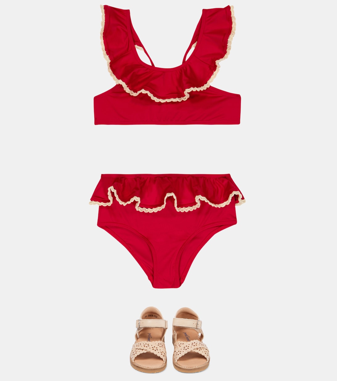 Tiggy ruffle-trimmed bikini | Zimmermann Kids