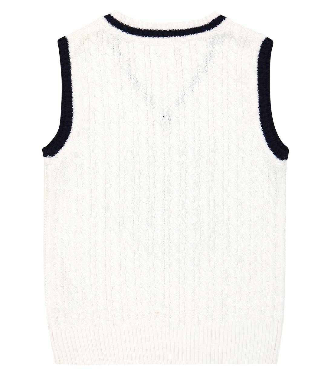 Ape Head cotton-blend sweater vest | BAPE Kids