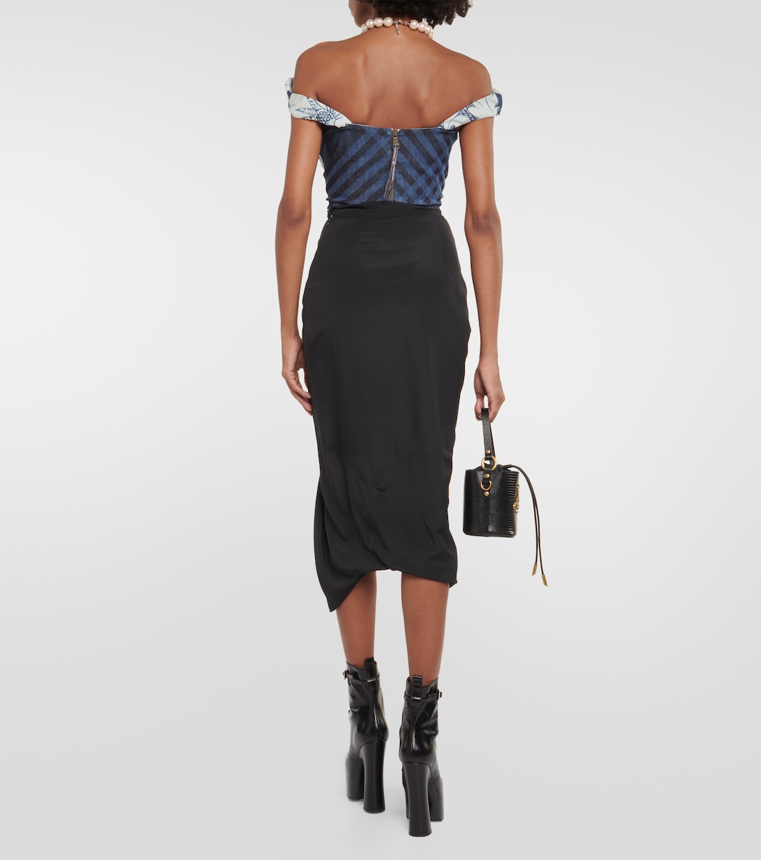 Bustier-Top Sunday aus Denim | Vivienne Westwood