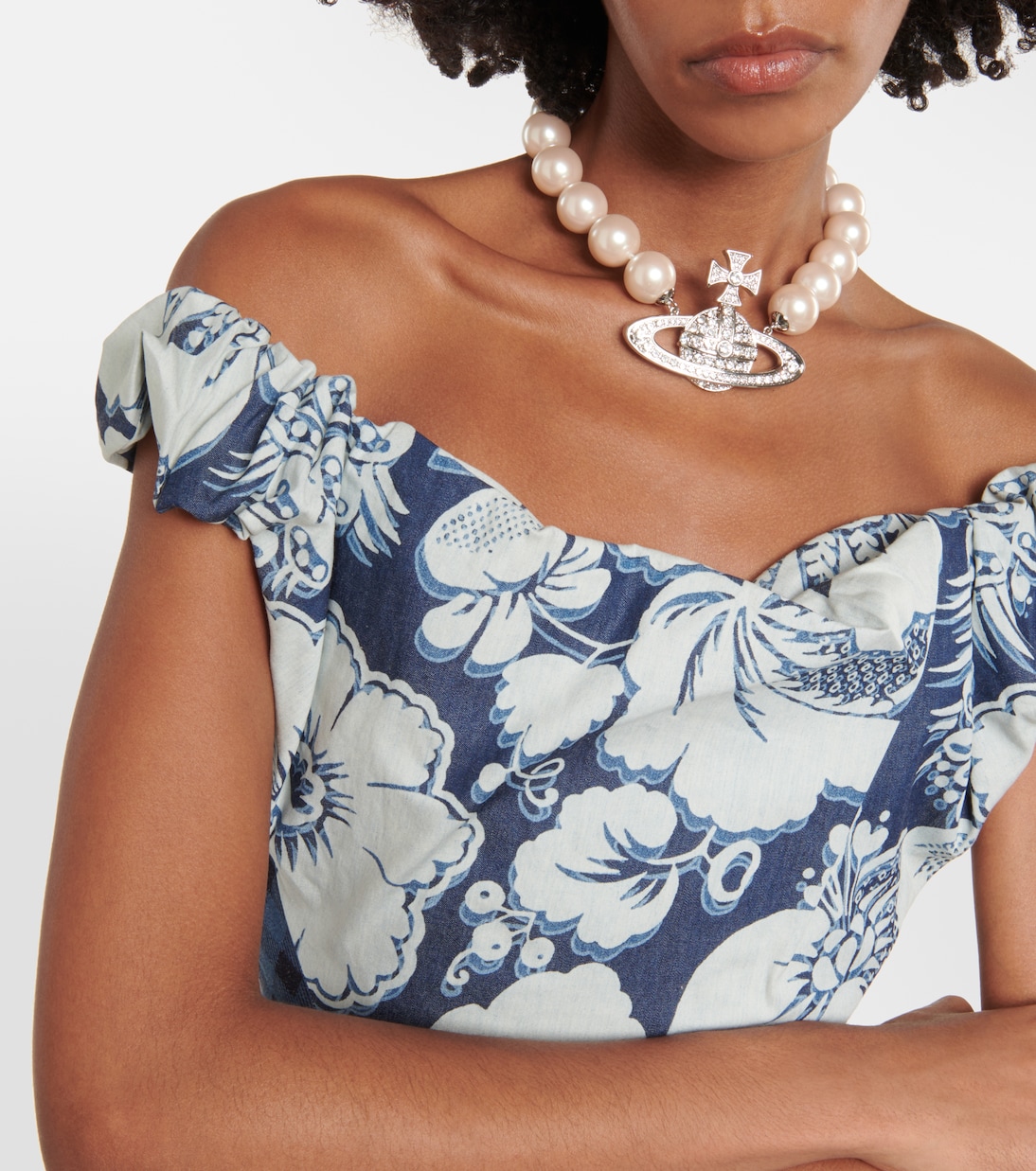 Bustier-Top Sunday aus Denim | Vivienne Westwood