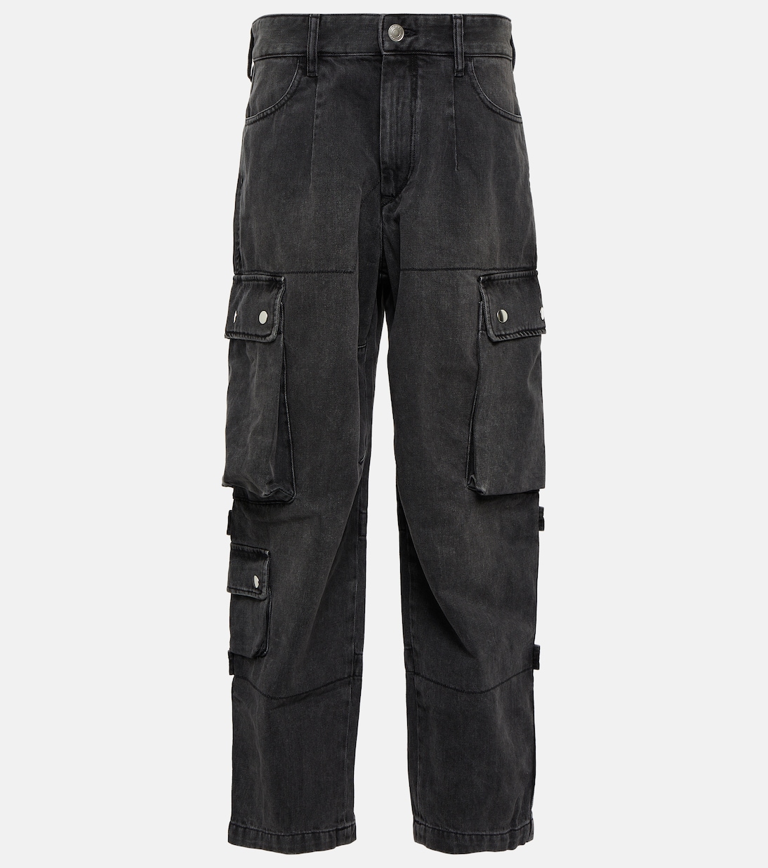 Pantalon cargo Elore en jean | Isabel Marant