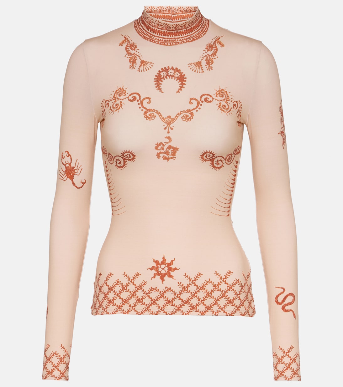 Top Second Skin aus Jersey | Marine Serre