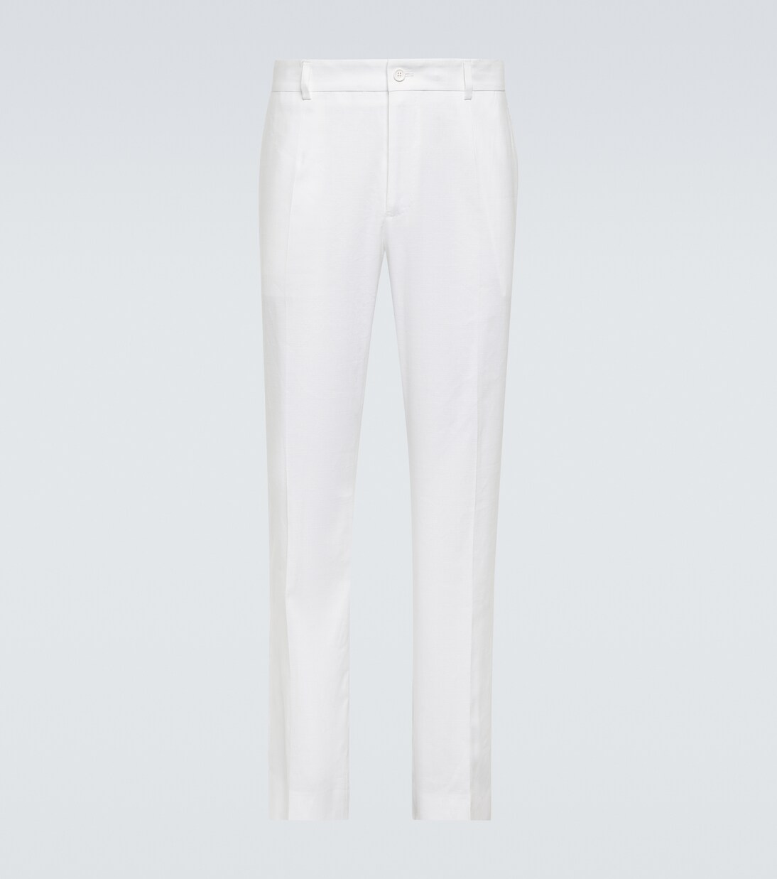 亚麻混纺直筒裤 | Dolce&Gabbana