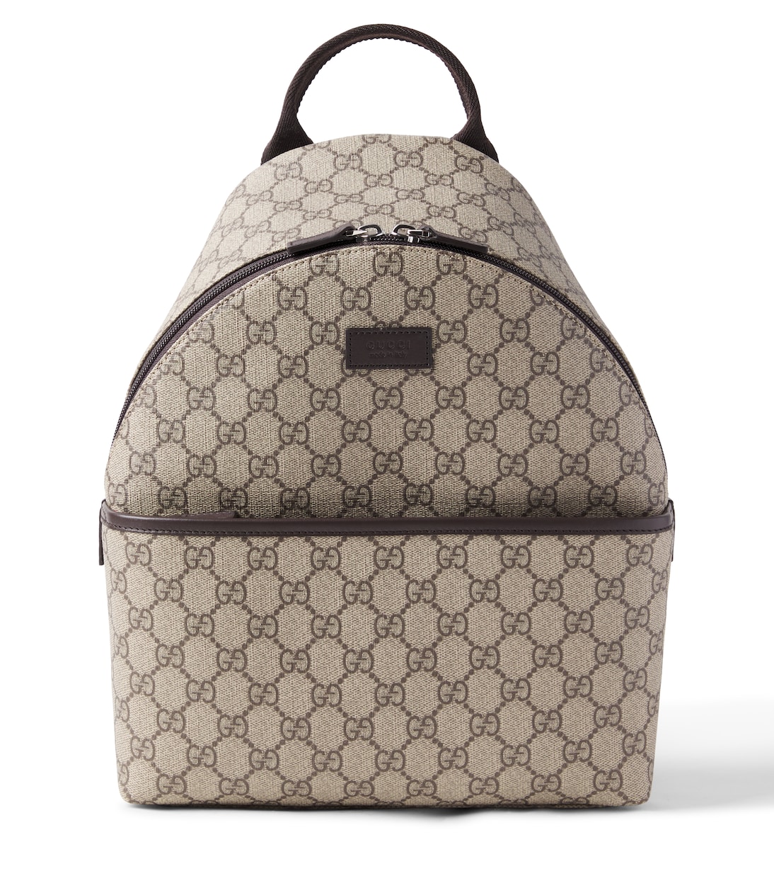 Mochila de lona GG con piel | Gucci Kids