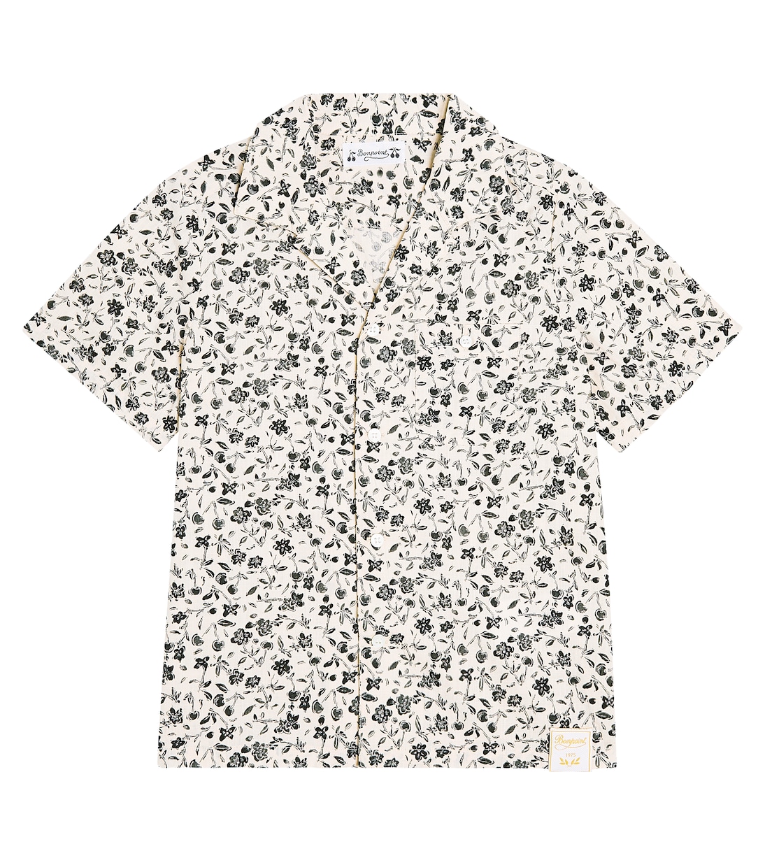 Camisa Steve de algodón floral | Bonpoint