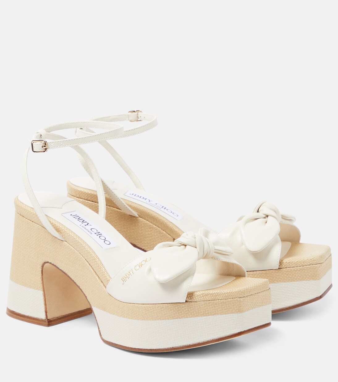 Plateausandalen Ricia mit Leder  | Jimmy Choo