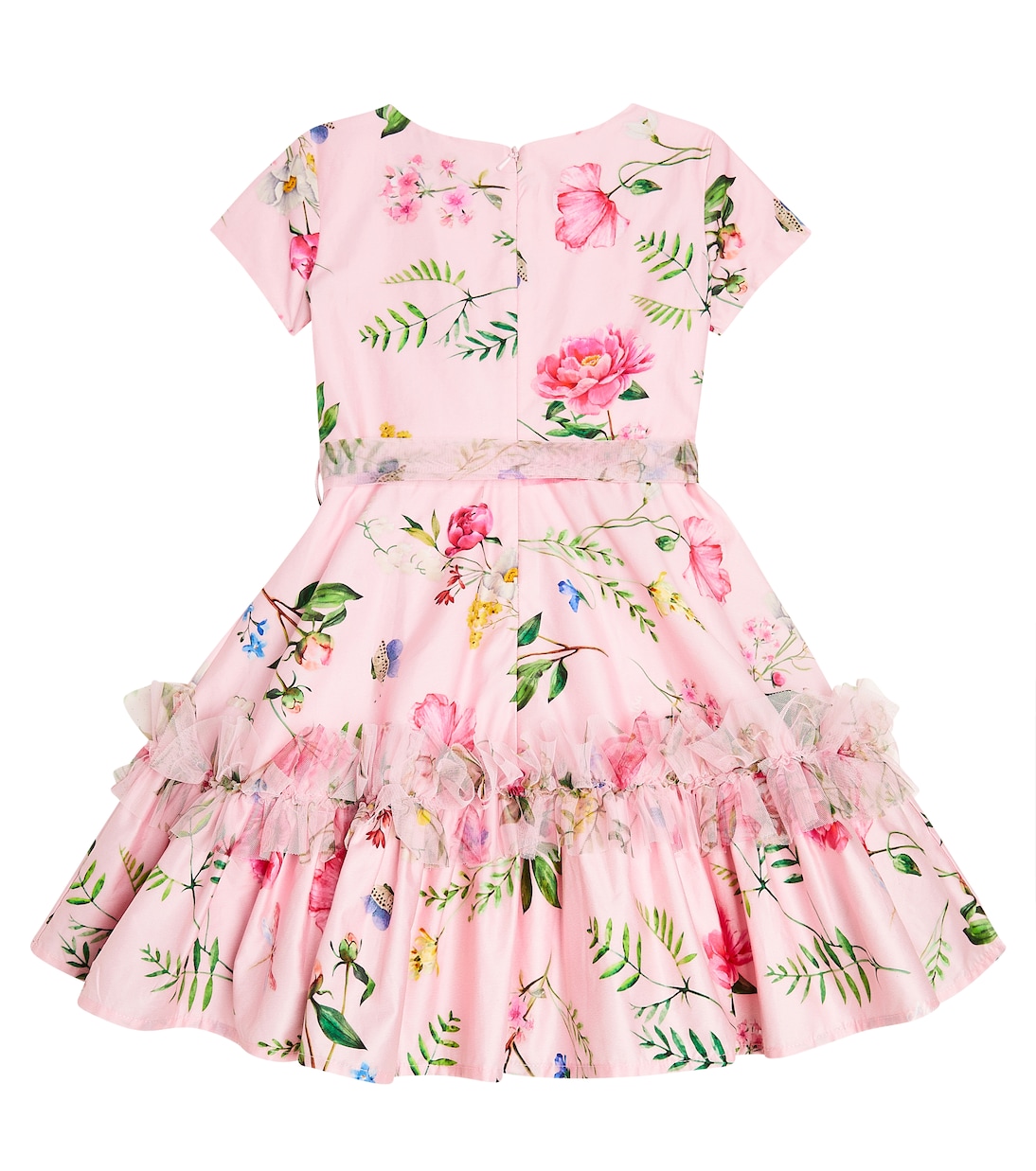 Floral cotton dress | Monnalisa