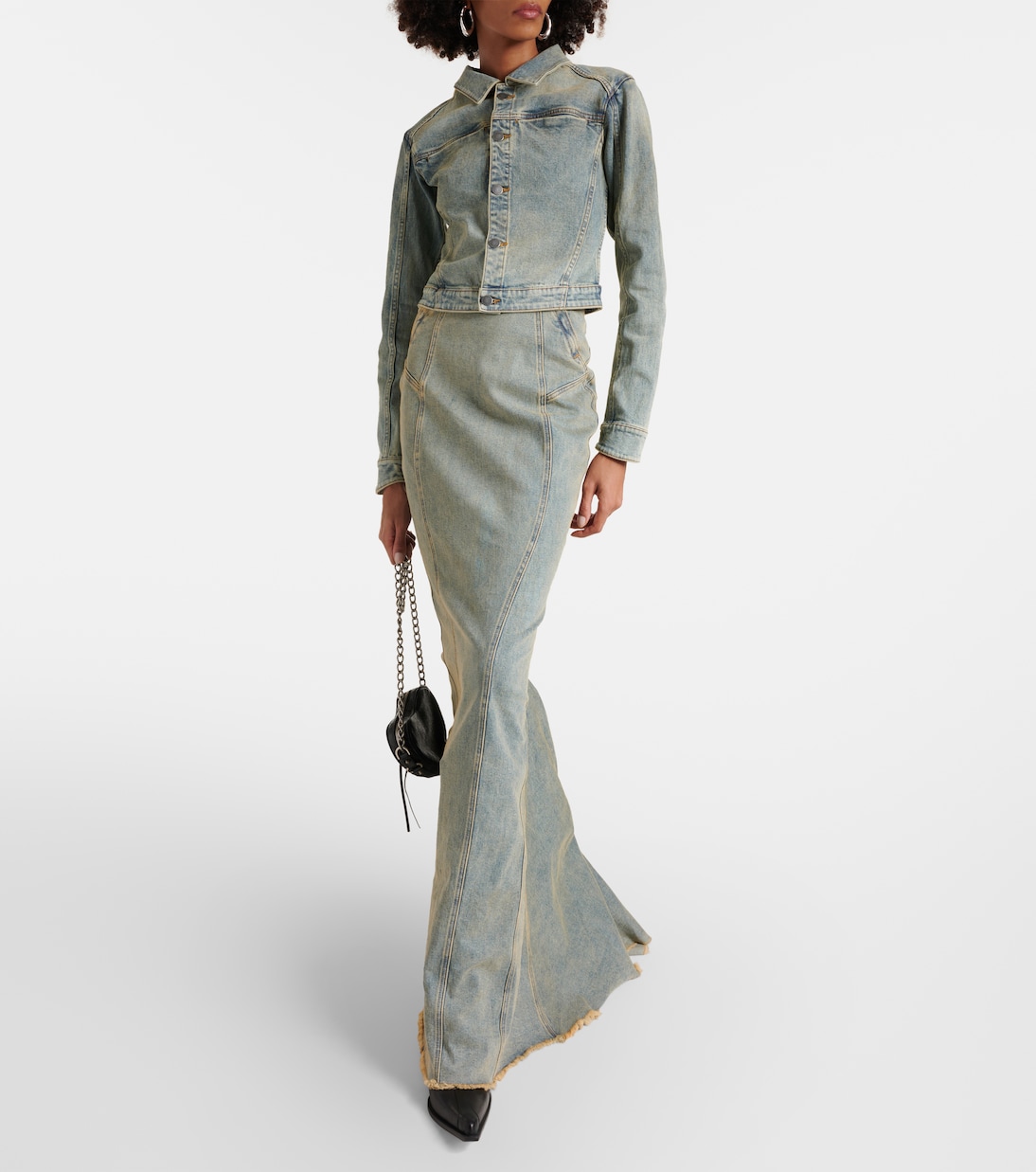 Veste raccourcie en jean | Entire Studios