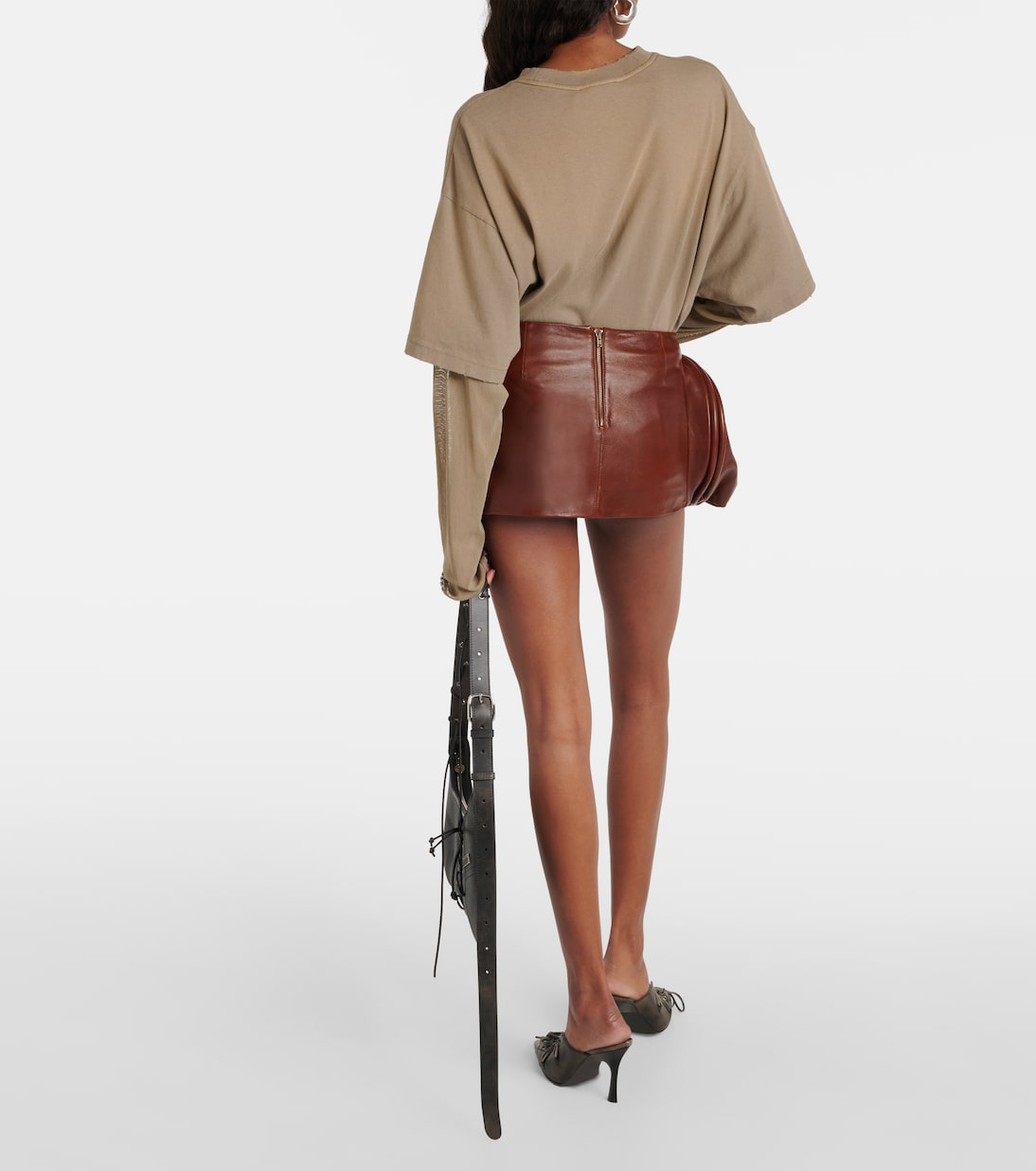 Minirock aus Leder | Acne Studios