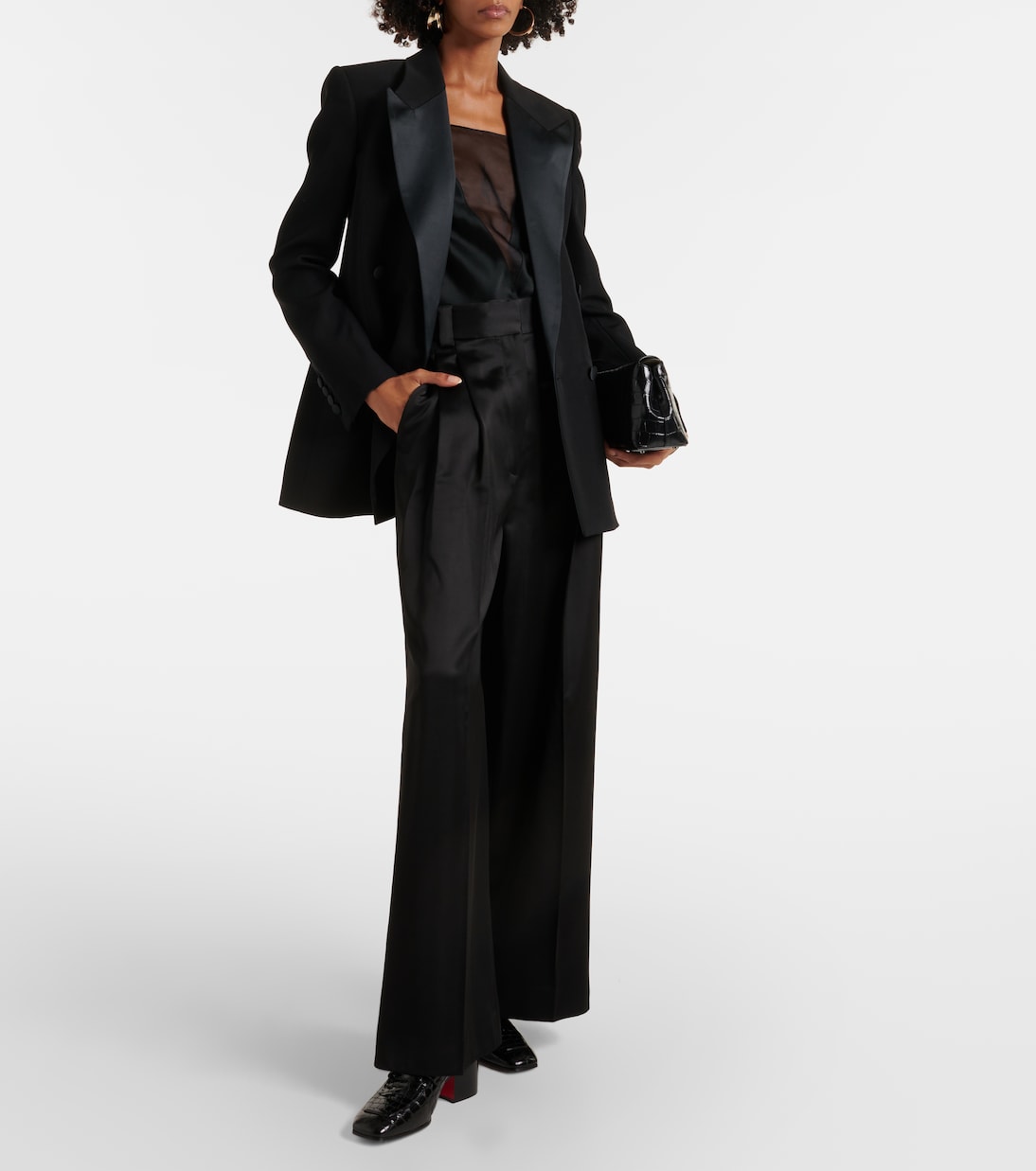 MJ Moc croc-effect leather loafers | Christian Louboutin