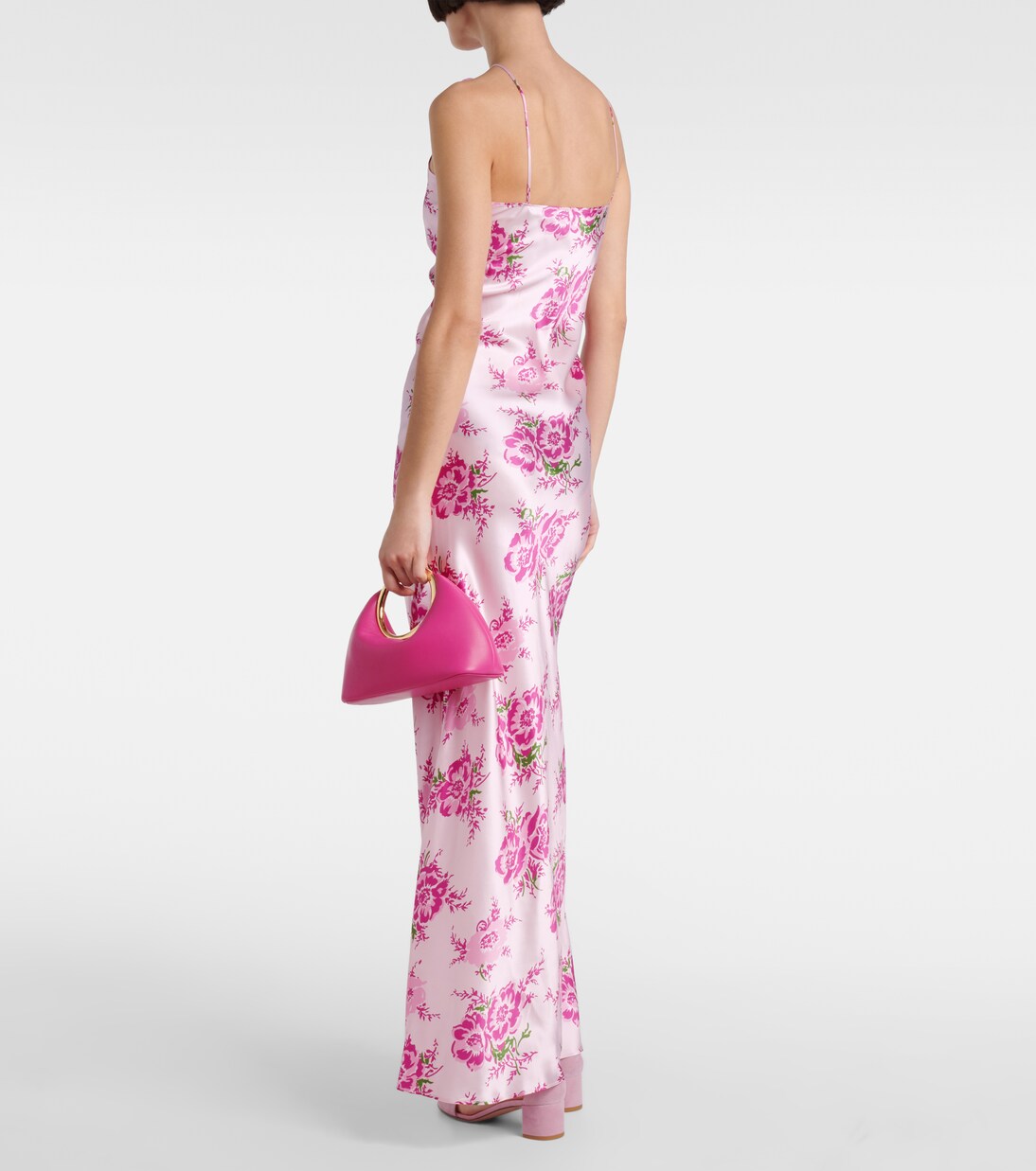 Robe longue en soie à fleurs | Rodarte