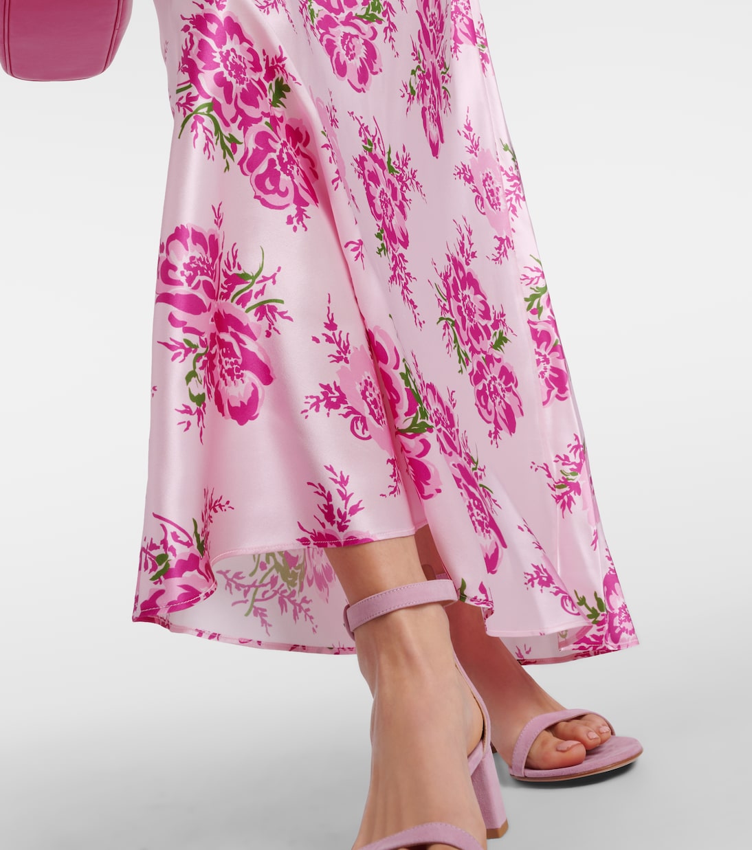 Robe longue en soie à fleurs | Rodarte