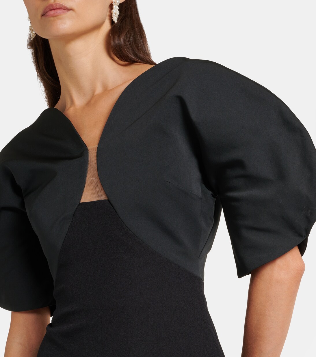 Robe longue Karla en crêpe | Safiyaa