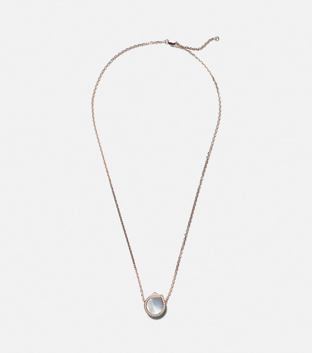 Collier Antifer en or rose 18 ct, nacre et diamants | Repossi