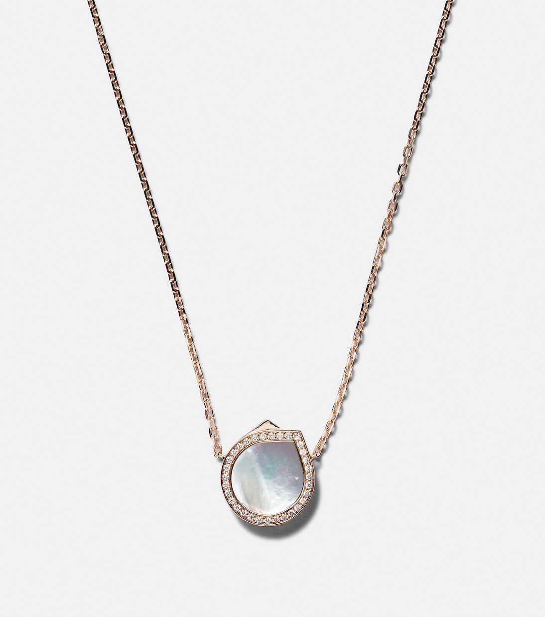 Collier Antifer en or rose 18 ct, nacre et diamants | Repossi