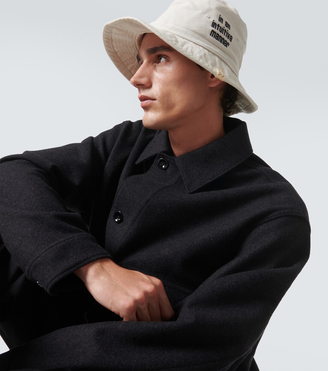 Chapeau bob brodé en coton | Visvim