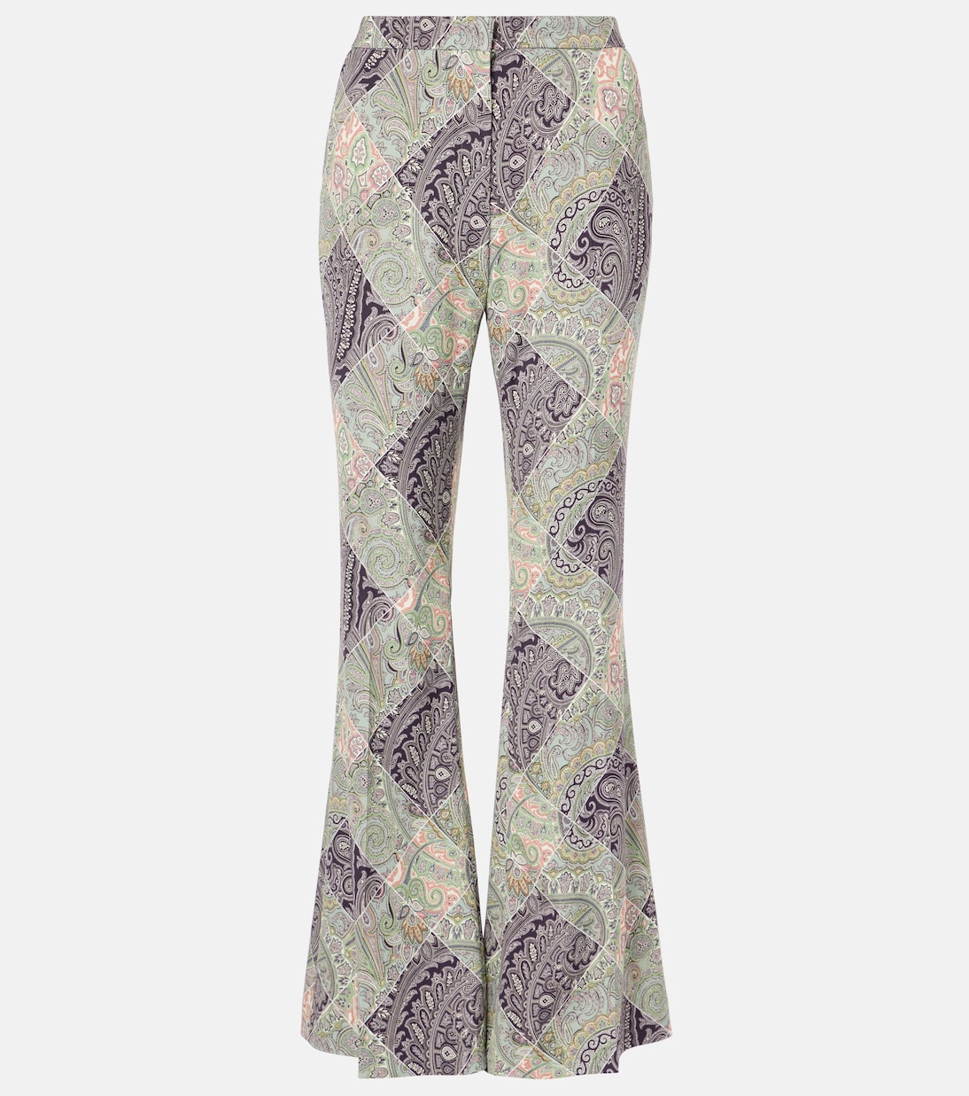 Pantalones flared de tiro alto | Etro