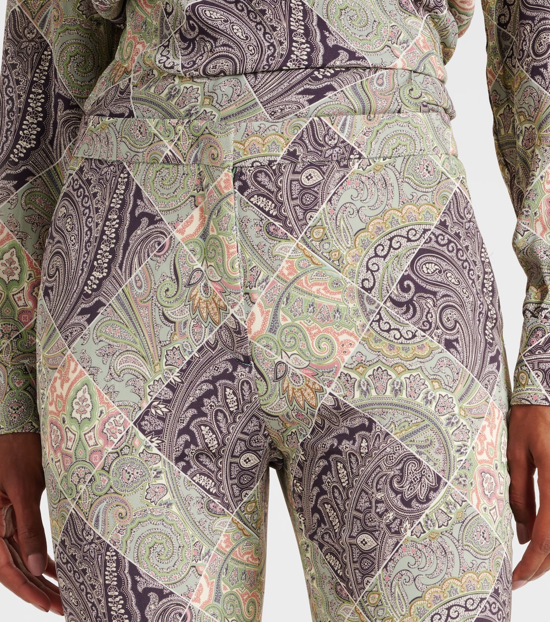 Pantalones flared de tiro alto | Etro