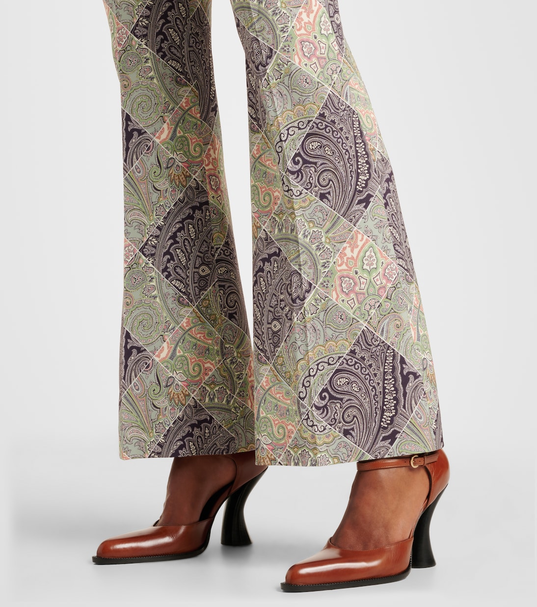 Pantalones flared de tiro alto | Etro